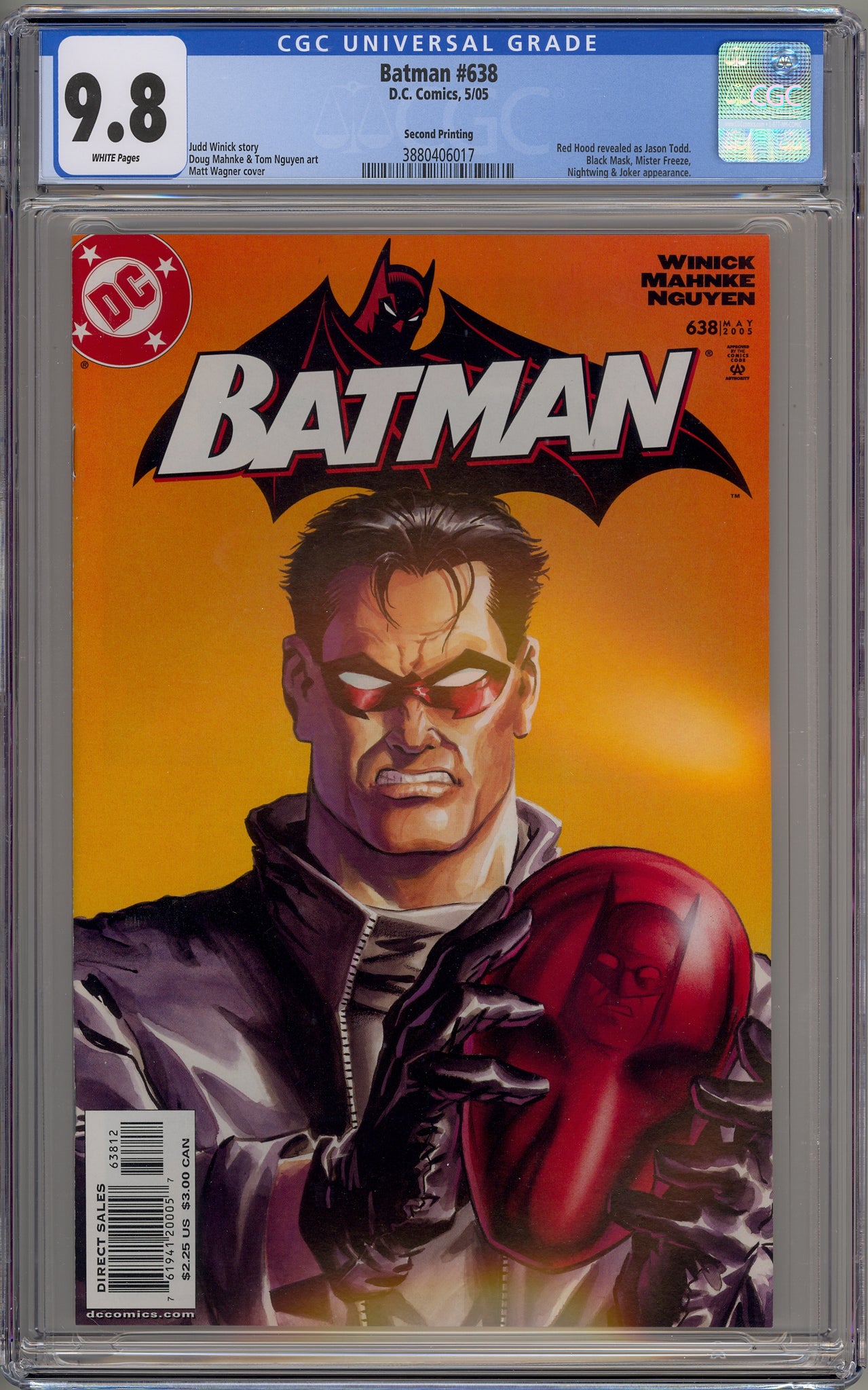Batman #638 (2005) Red Hood, Black Mask, Mr. Freeze, Nightwing, Joker