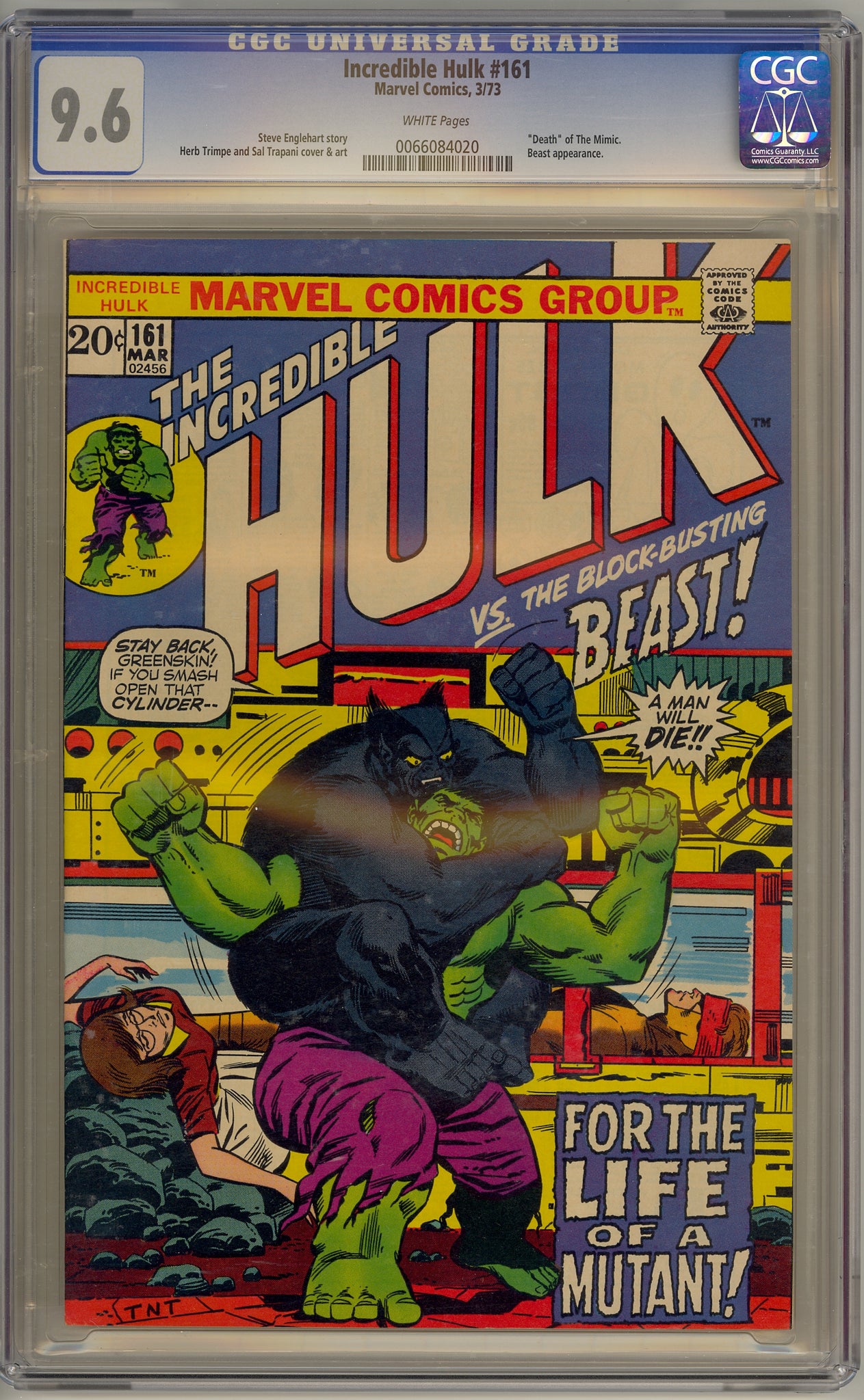 Incredible Hulk #161 (1973) Beast