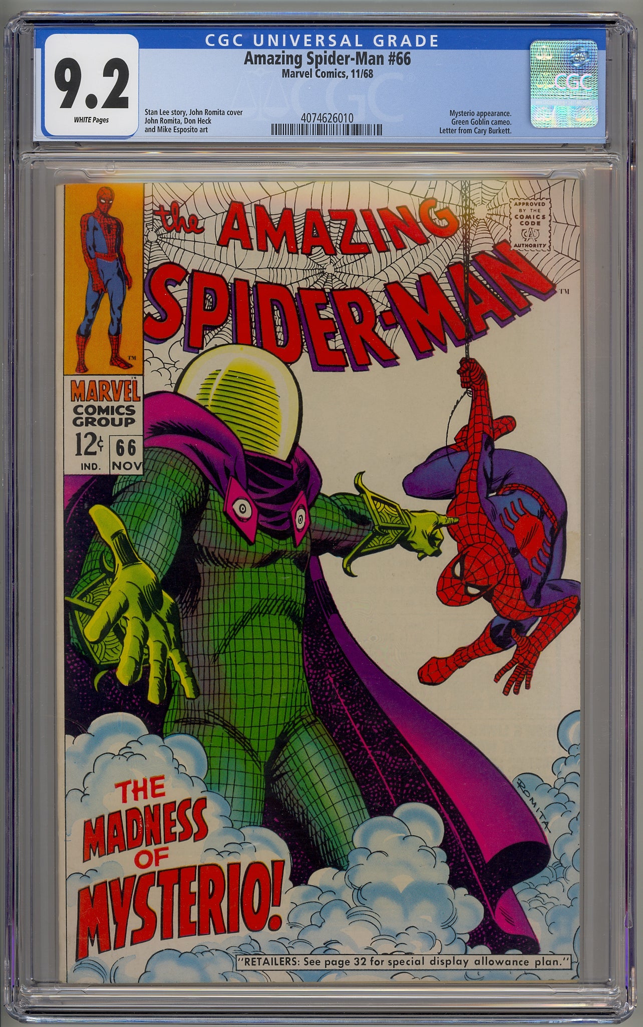 Amazing Spider-Man #66 (1968) Mysterio