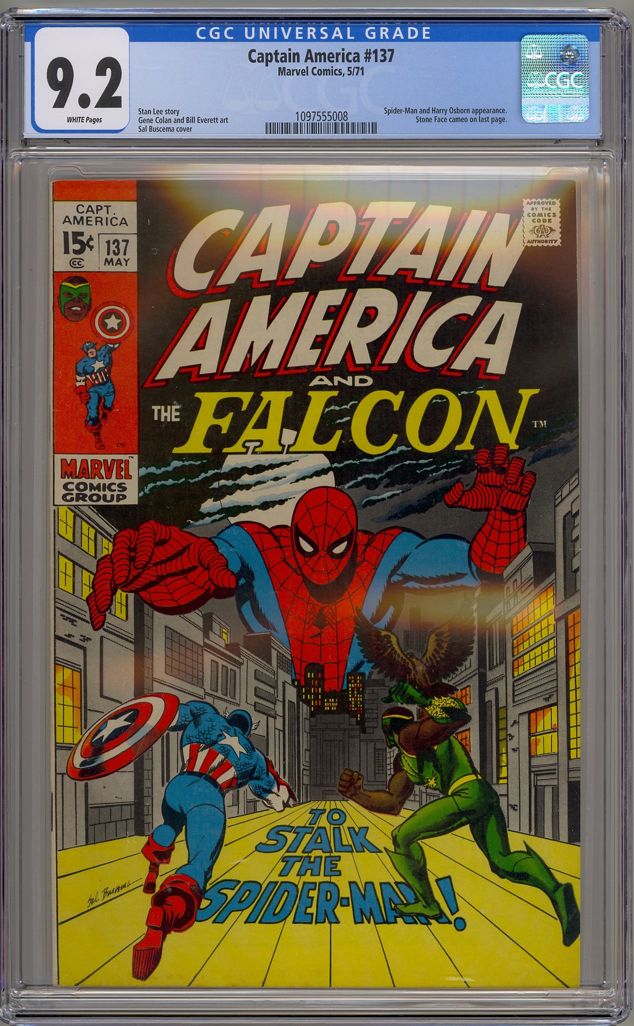 Captain America #137 (1971) Spider-Man, Harry Osborn