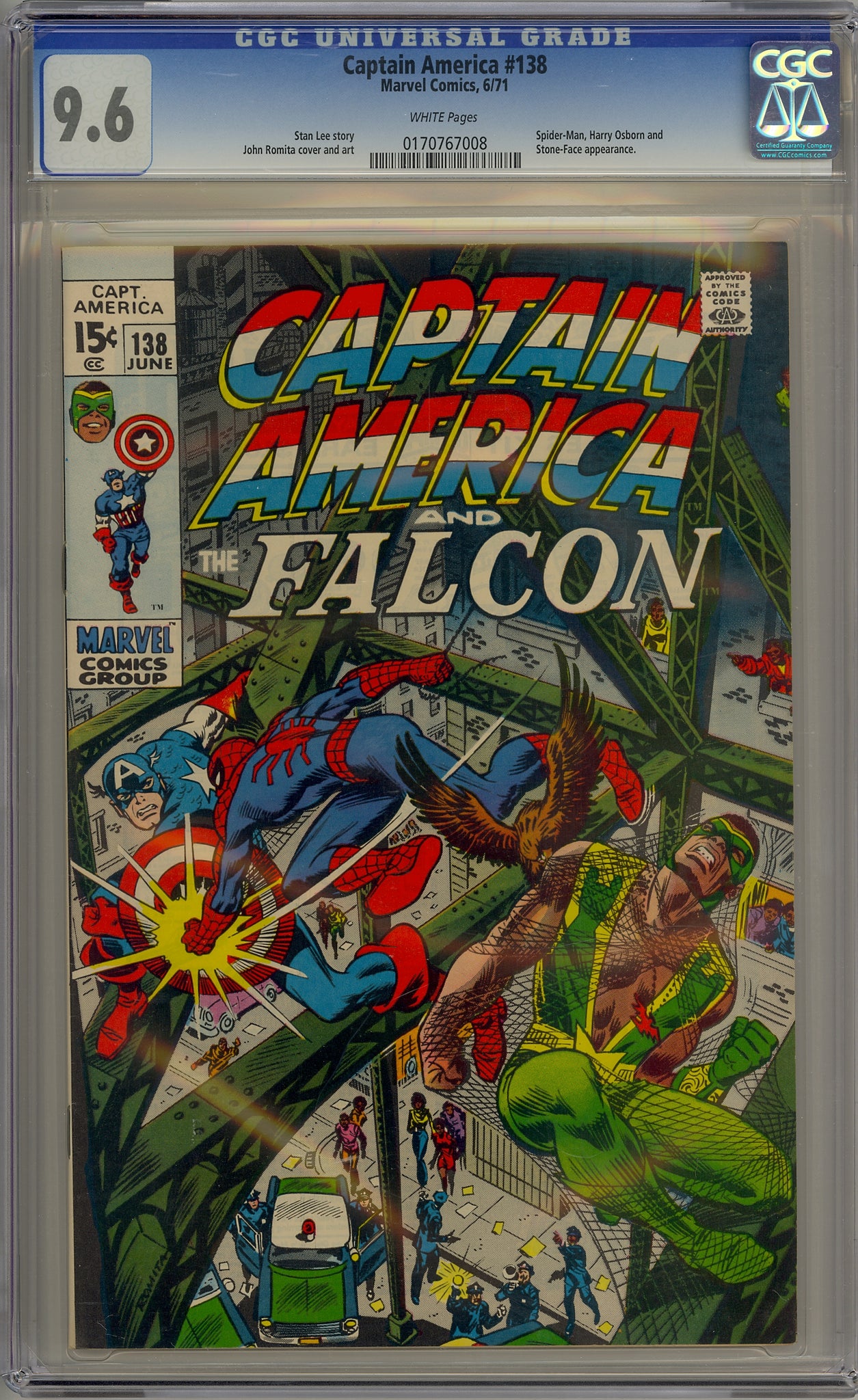 Captain America #138 (1971) Spider-Man, Harry Osborn
