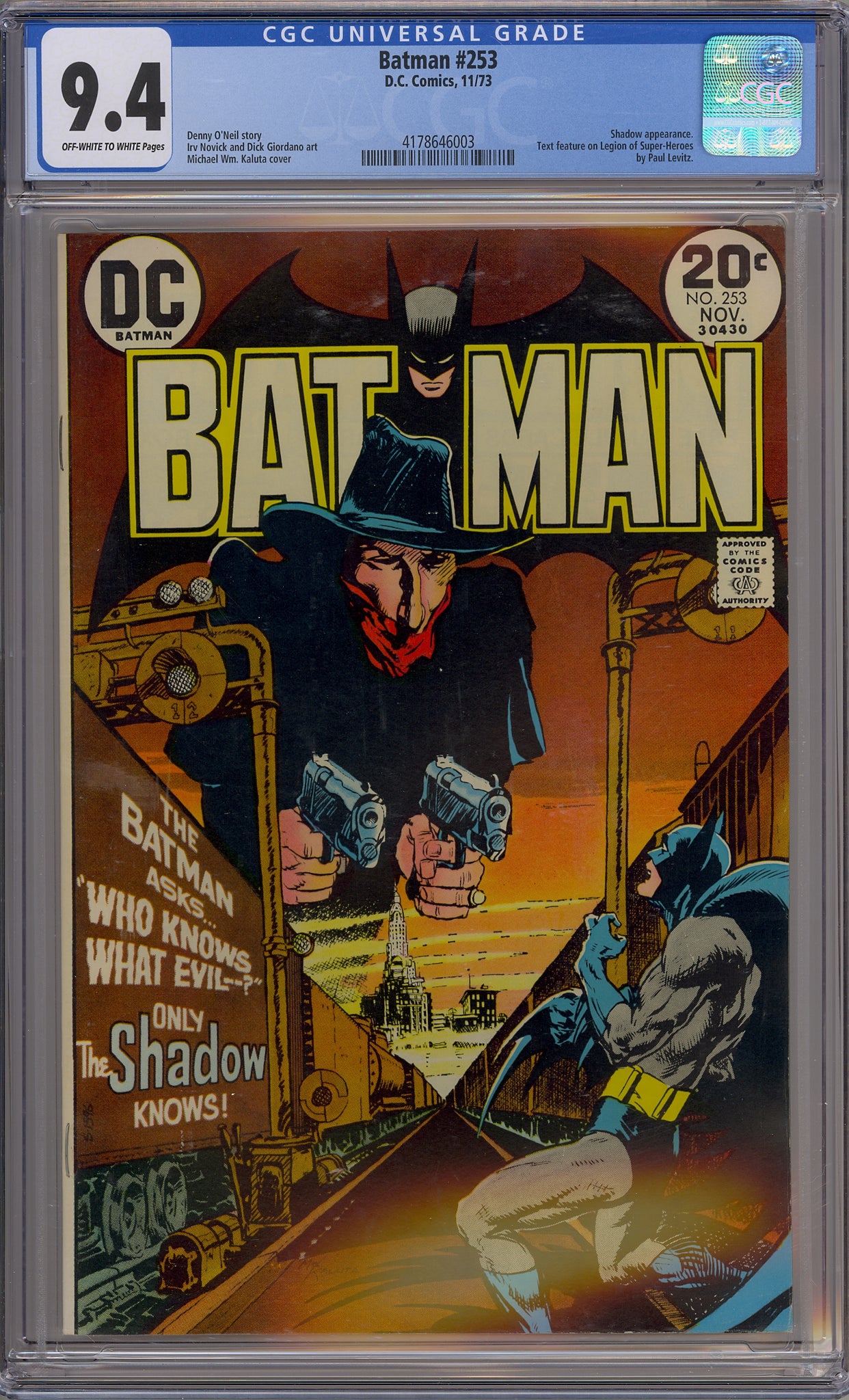 Batman #253 (1973) Shadow
