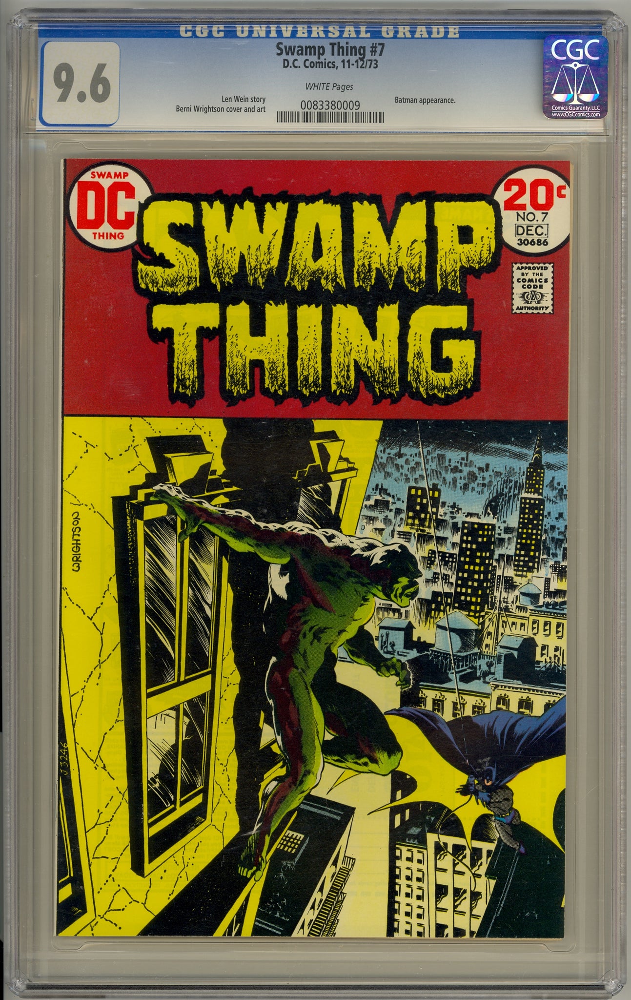 Swamp Thing #7 (1973) Batman