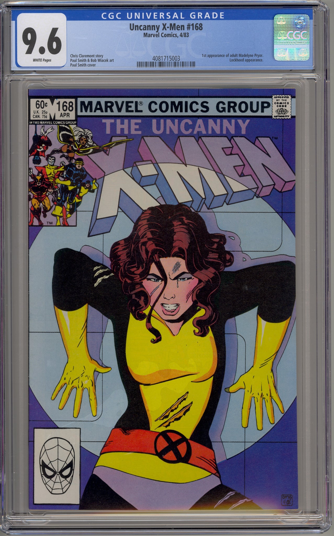 Uncanny X-Men #168 (1983) Madelyne Pryor