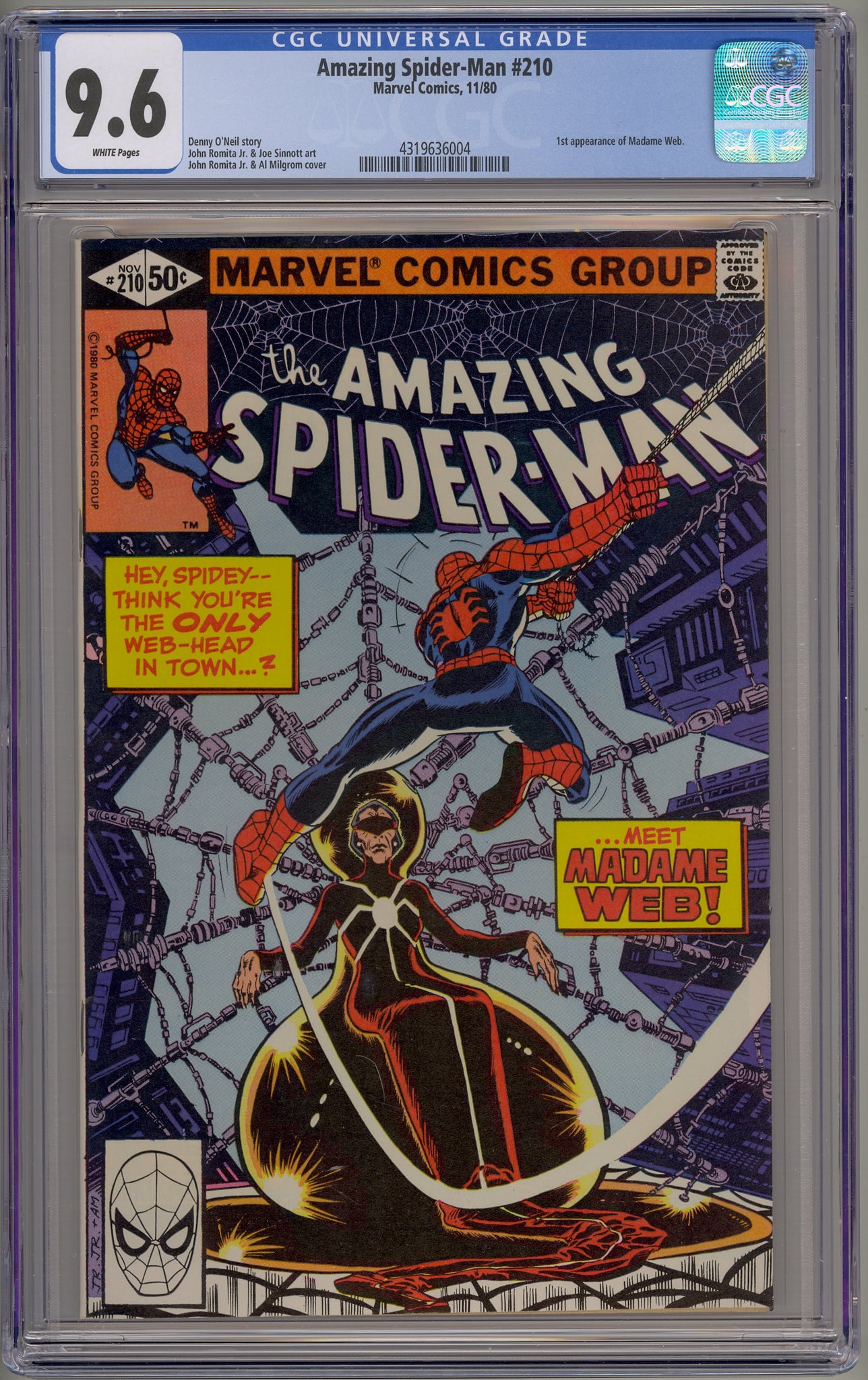 Amazing Spider-Man #210 (1980) Madame Web