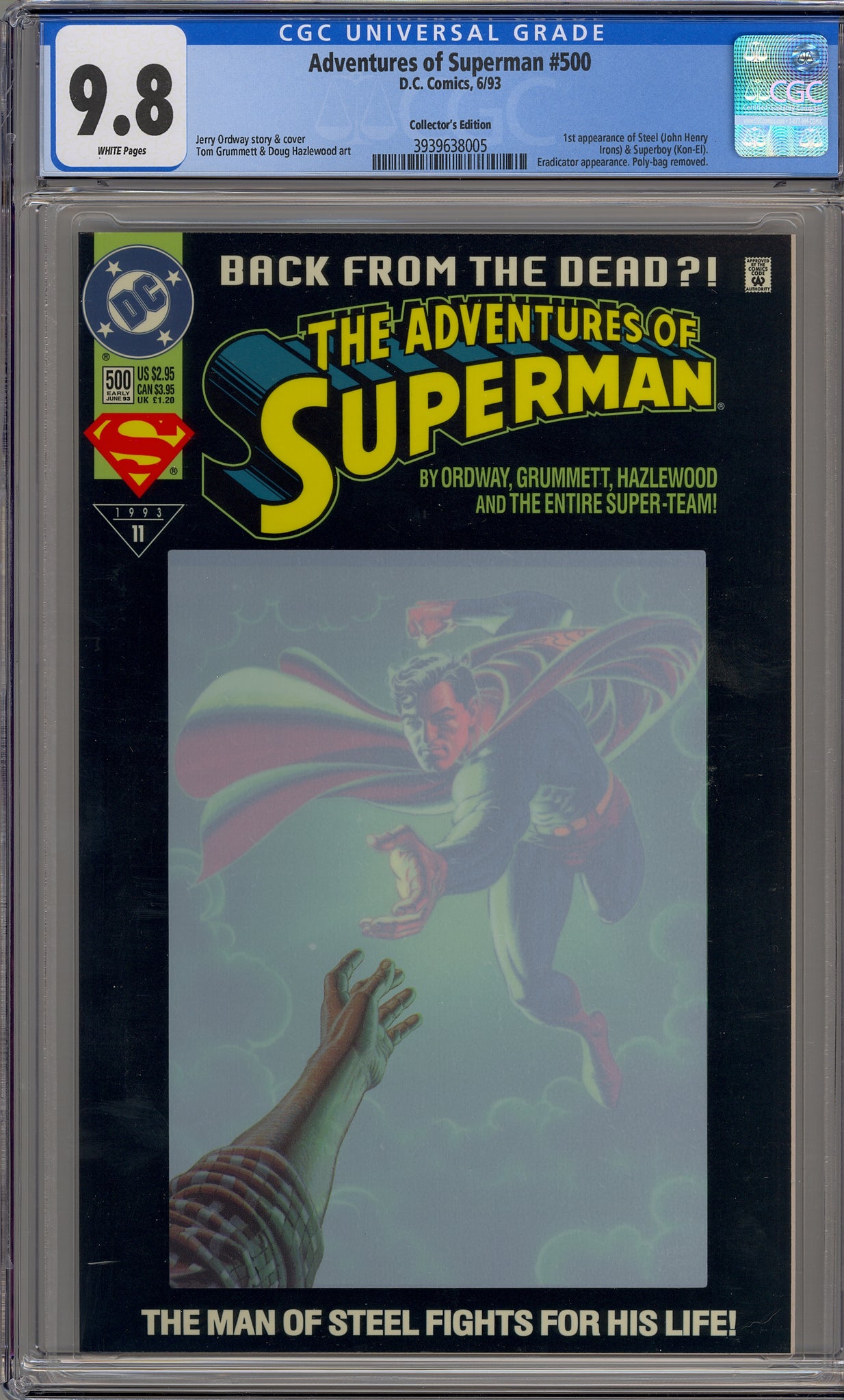 Adventures of Superman #500 collector's edition (1993)