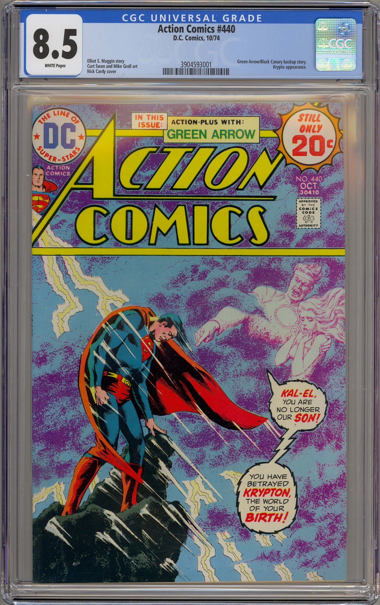 Action Comics #440 (1974) Mike Grell Green Arrow