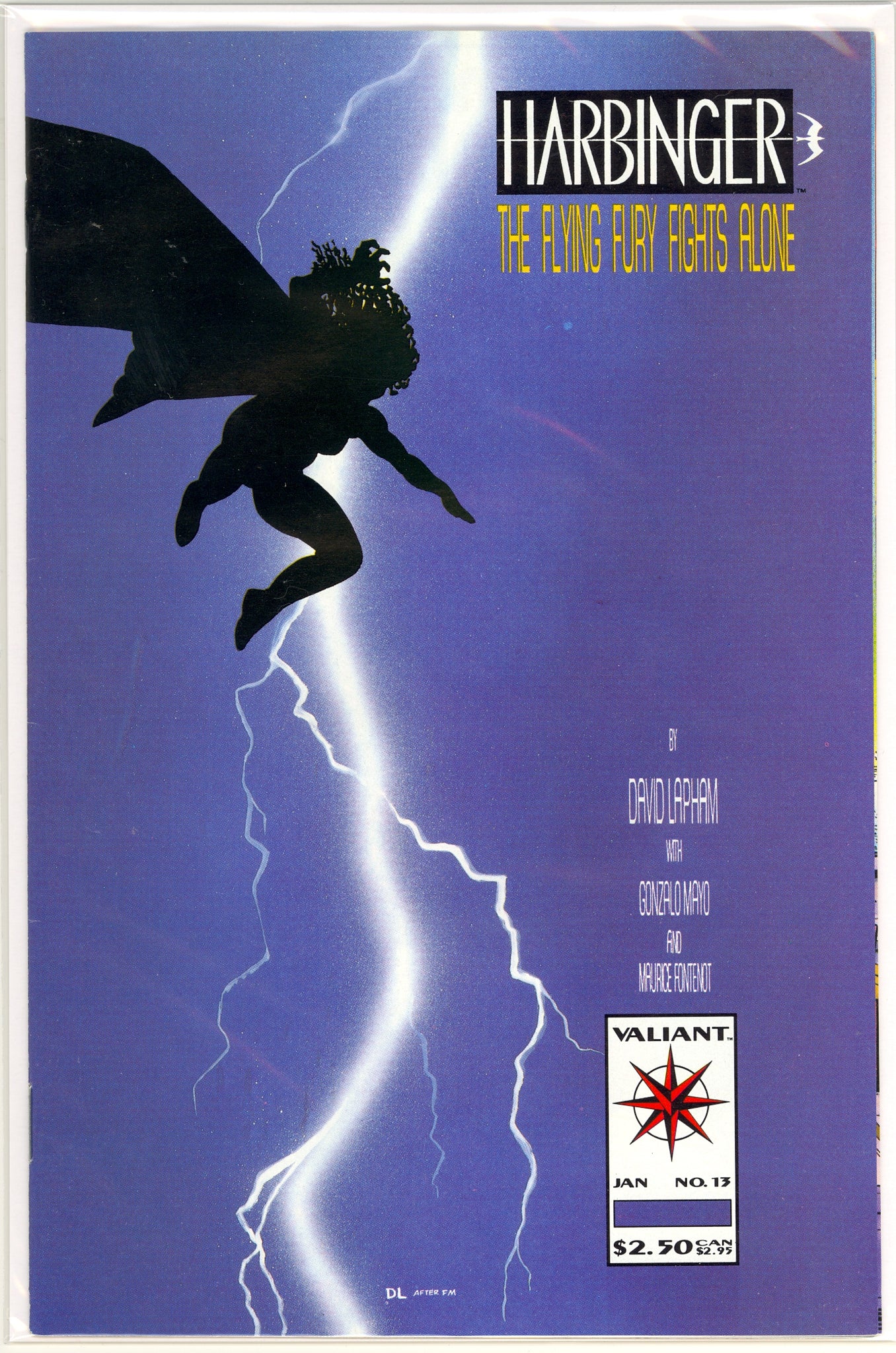 Harbinger #13 (1993) Dark Knight Returns homage cover