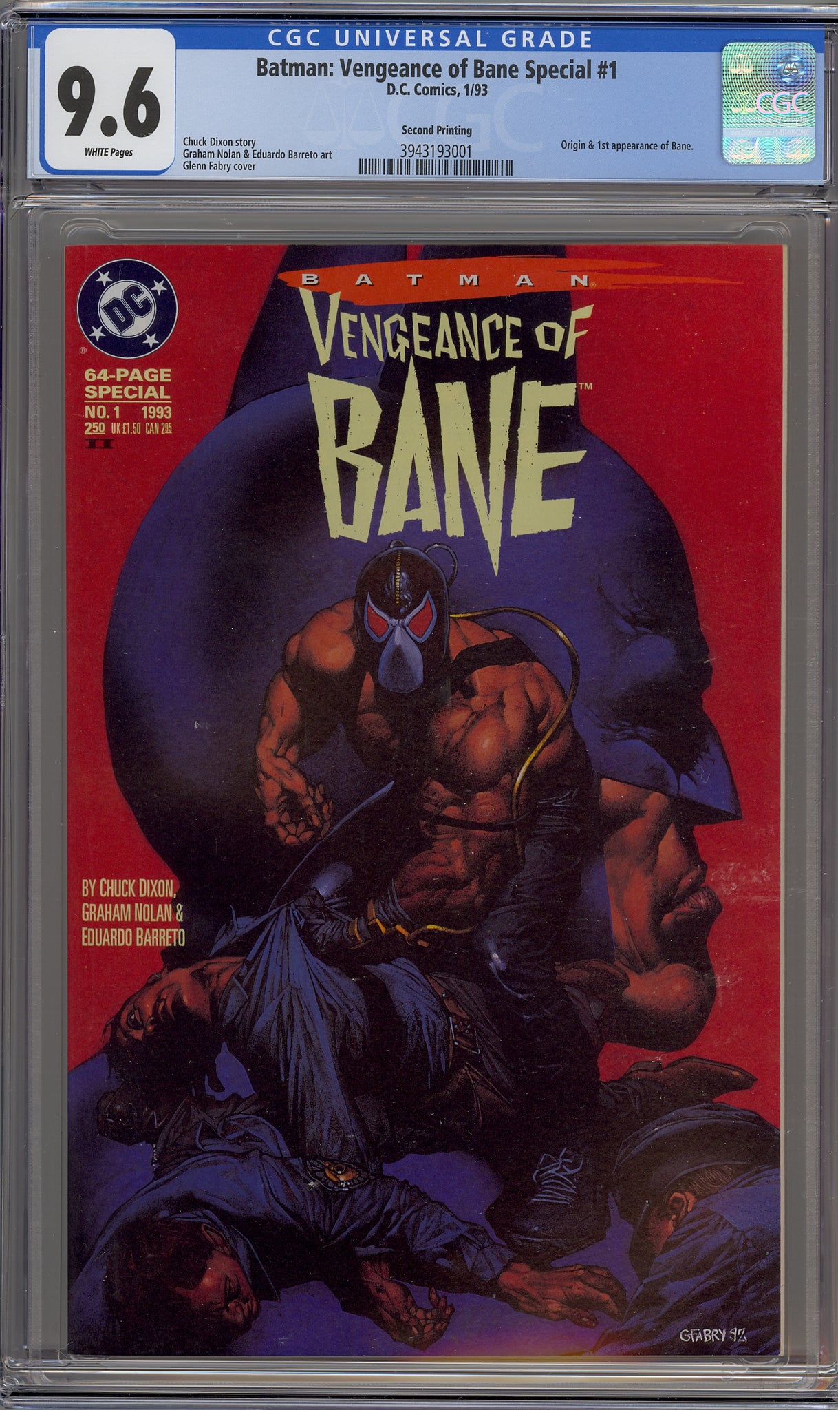 Batman:  Vengeance of Bane Special #1 (1993) second printing - Bane