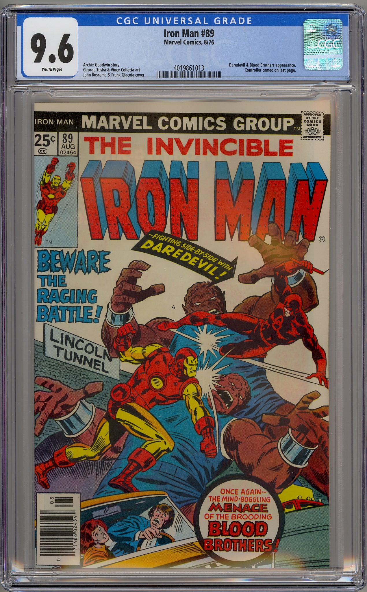 Iron Man #89 (1976) Daredevil, Blood Brothers