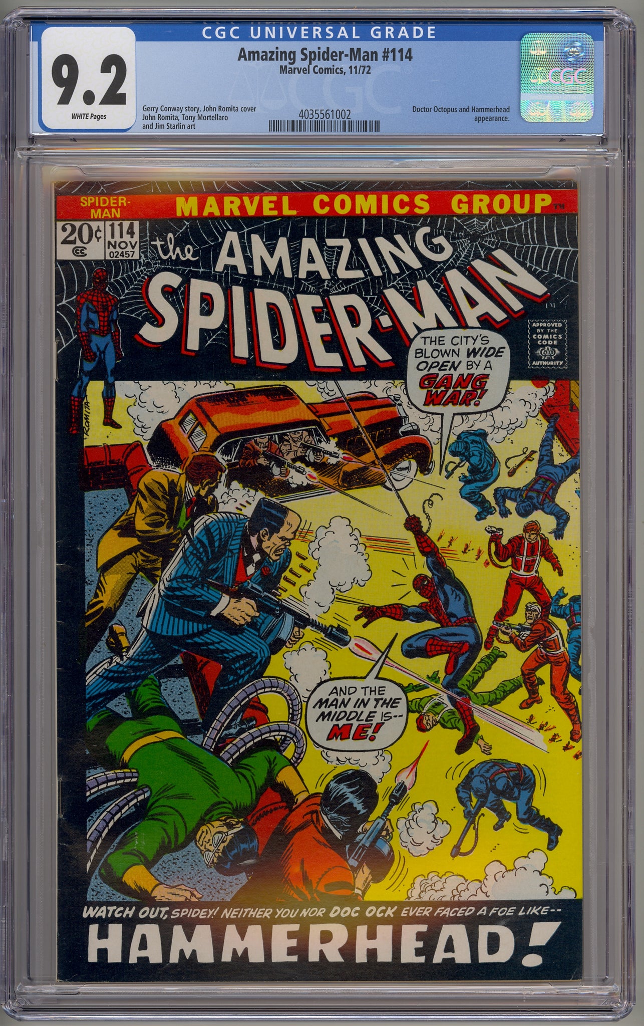Amazing Spider-Man #114 (1972) Hammerhead