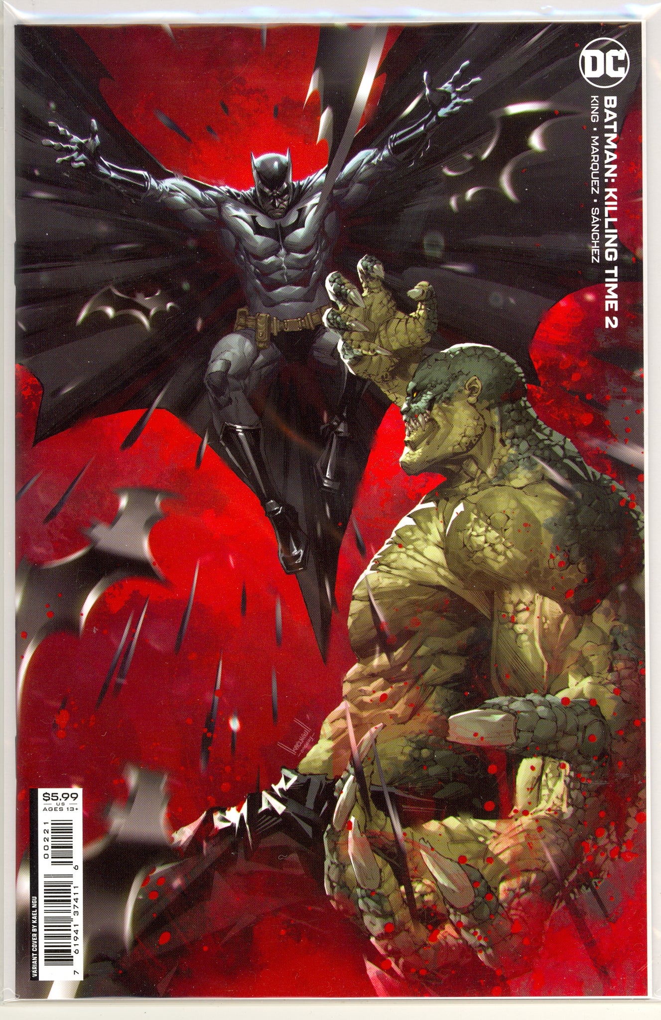 Batman:  Killing Time #2 (2022) Kael Ngu cardstock variant