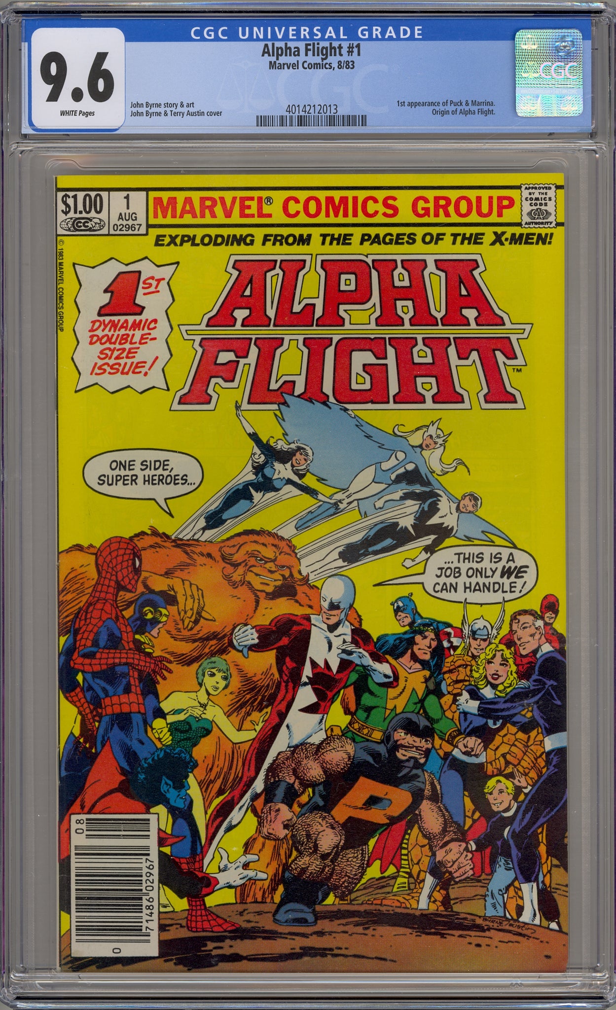 Alpha Flight #1 (1983) newsstand edition