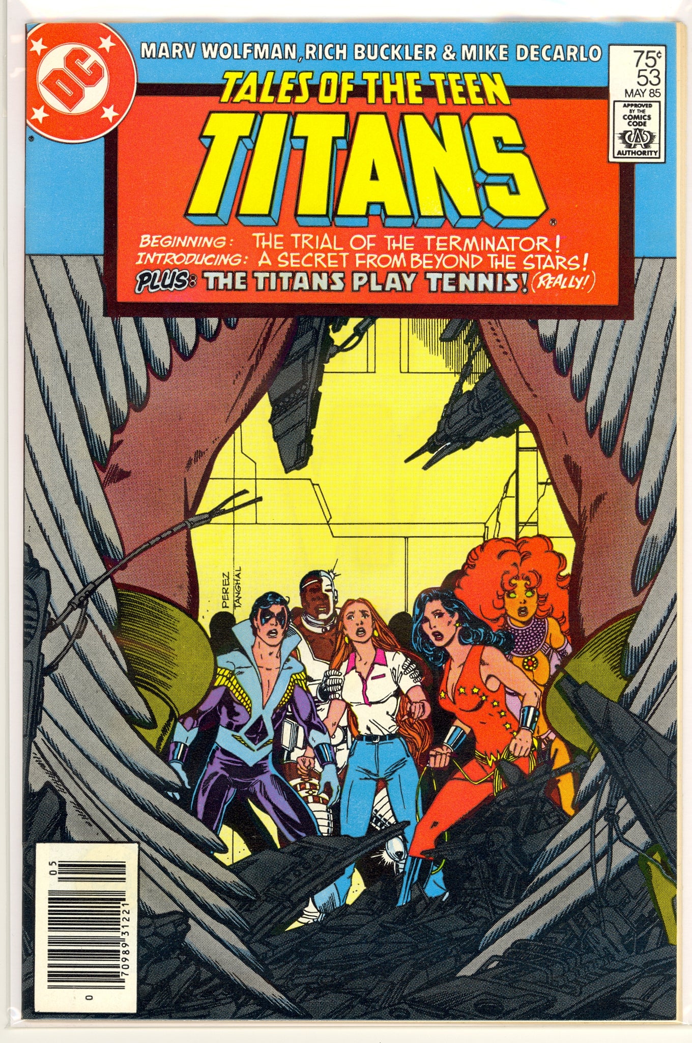Tales of the Teen Titans #53 (1985) newsstand edition - Azrael