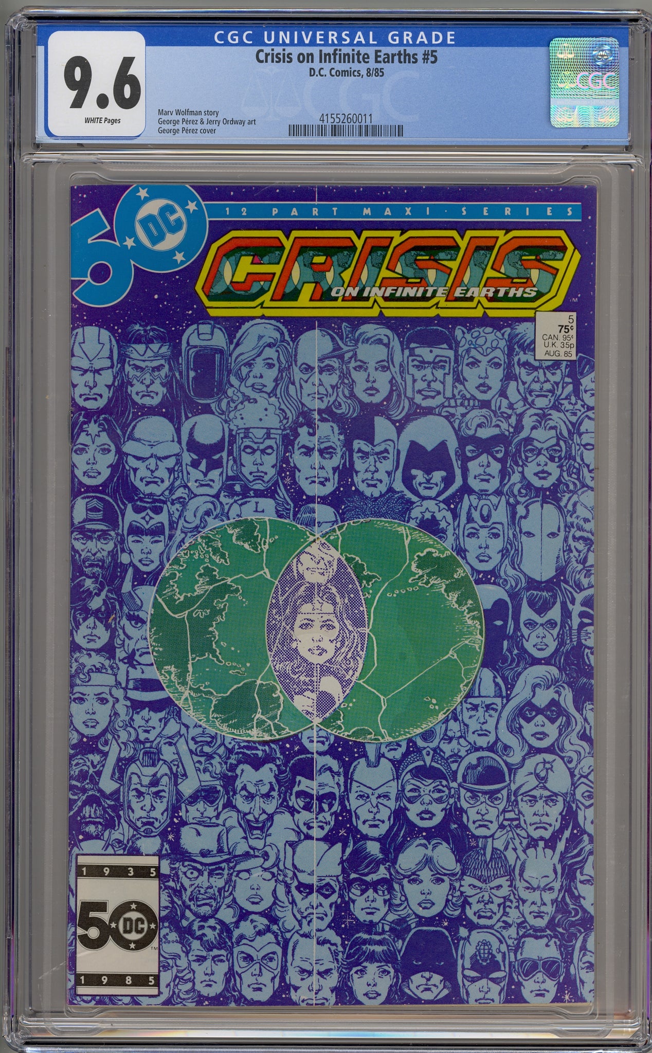 Crisis on Infinite Earths #5 (1985) Anti-Monitor