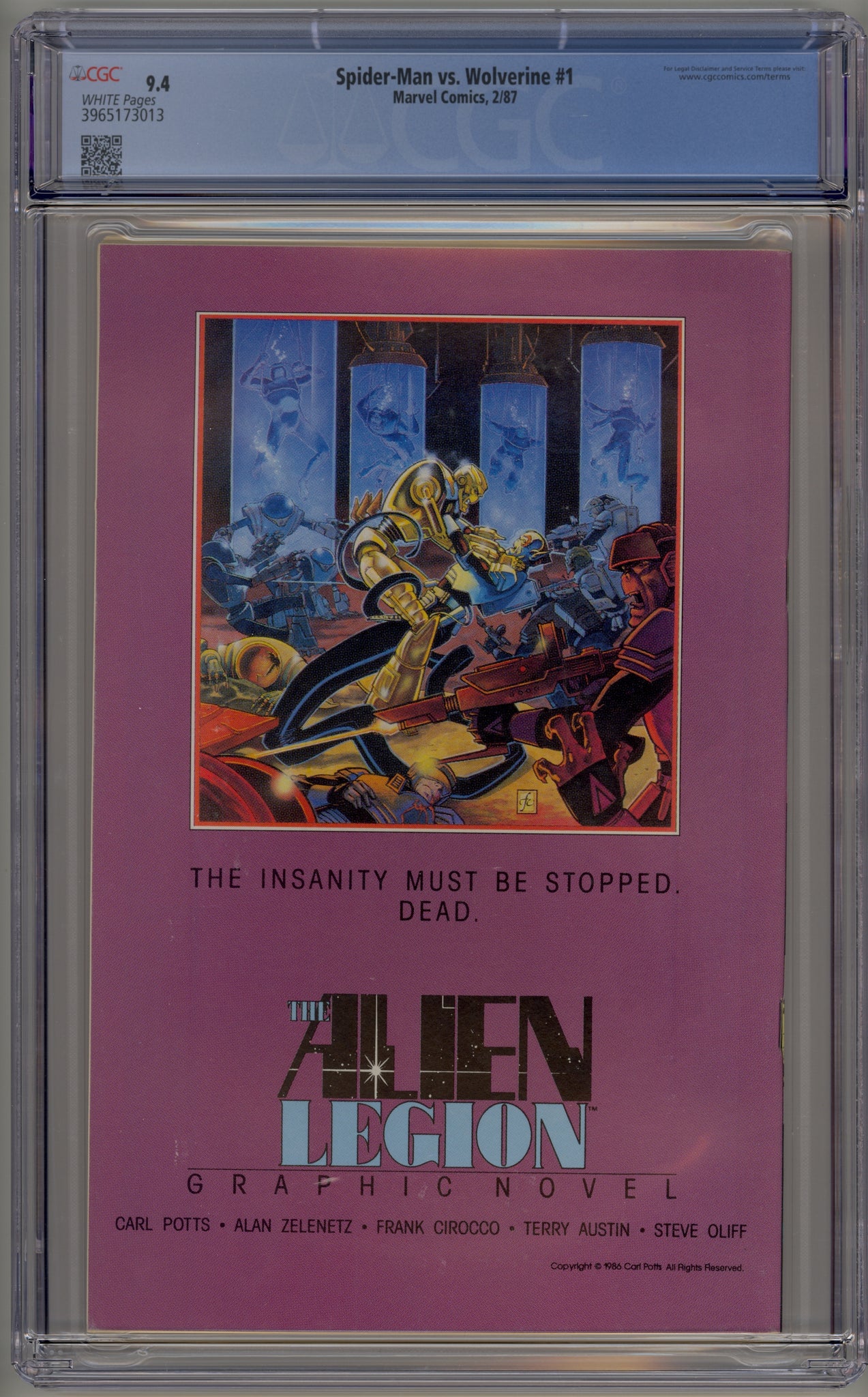 Spider-Man vs. Wolverine #1 (1987)