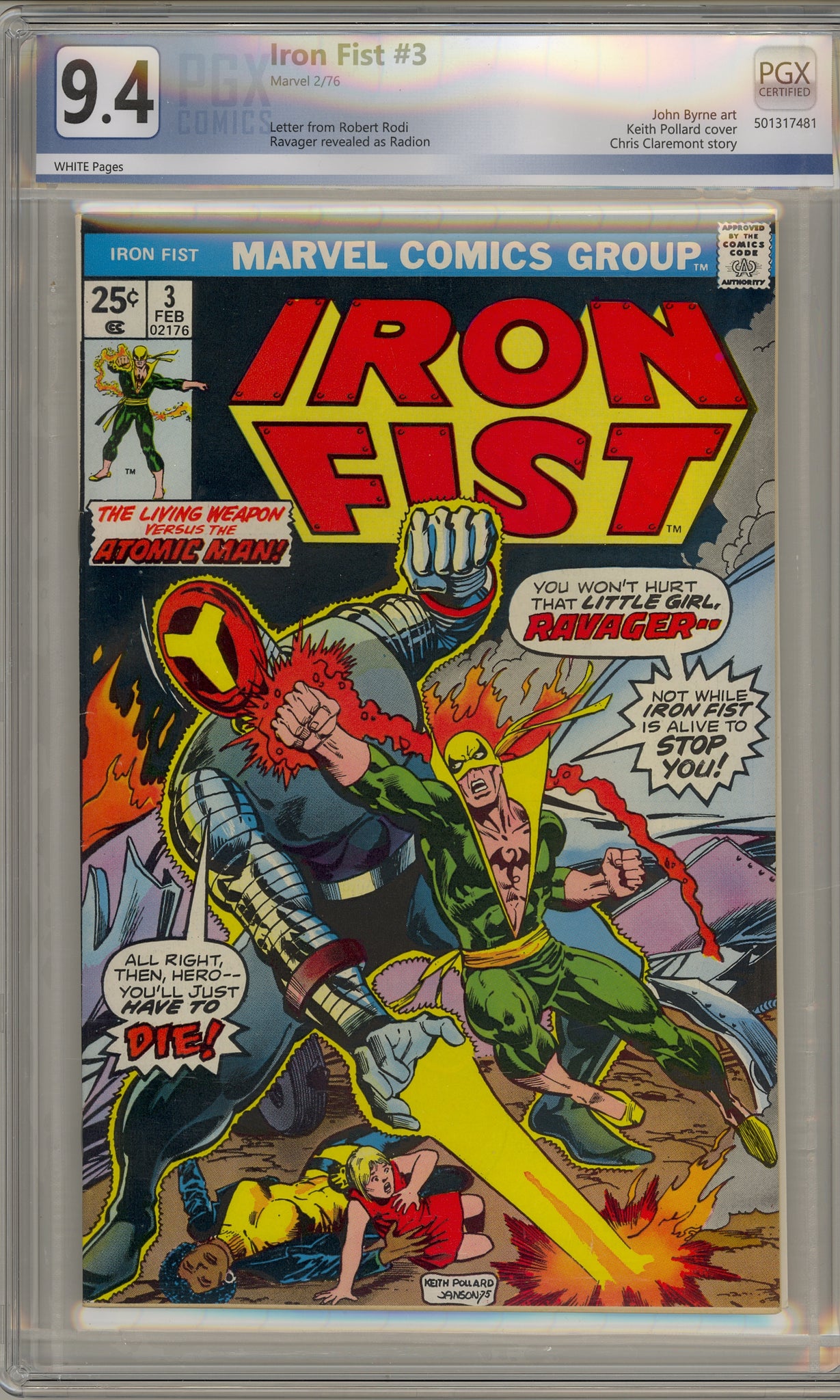 Iron Fist #3 (1976)