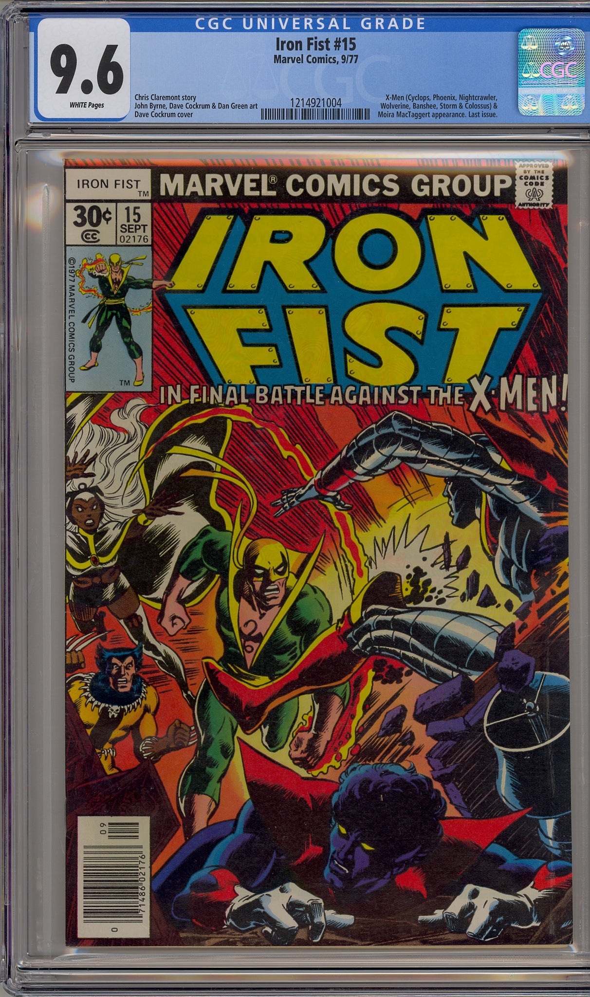 Iron Fist #15 (1977) X-Men