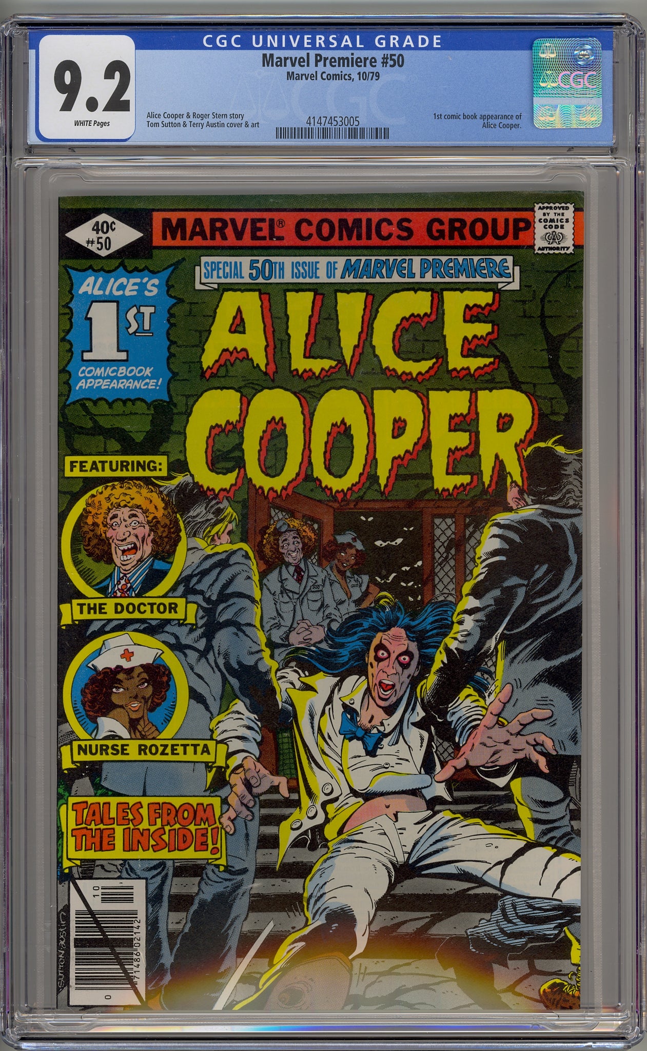 Marvel Premiere #50 (1979) Alice Cooper