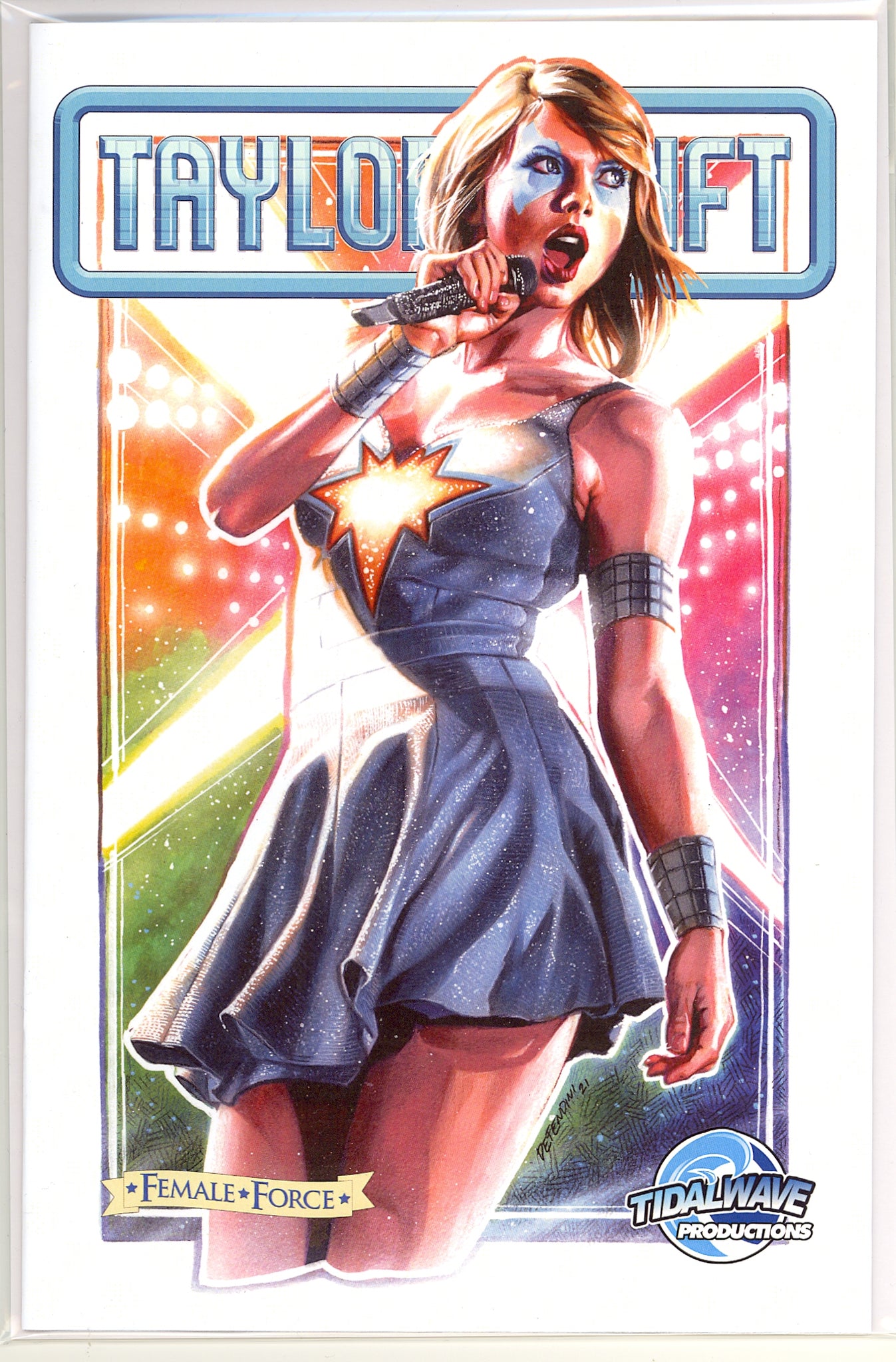 Female Force Taylor Swift (2024) Steven Defendini trade dress variant