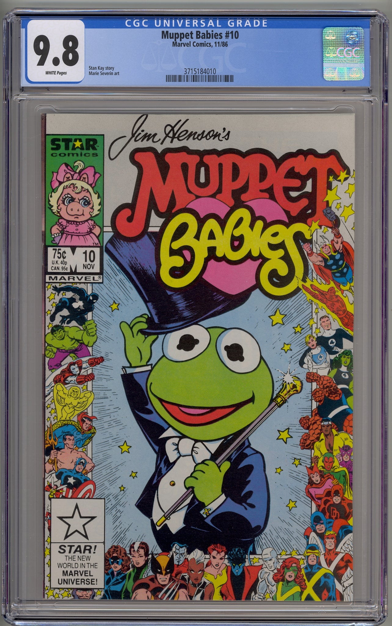 Muppet Babies #10 (1986) Marvel anniversary issue