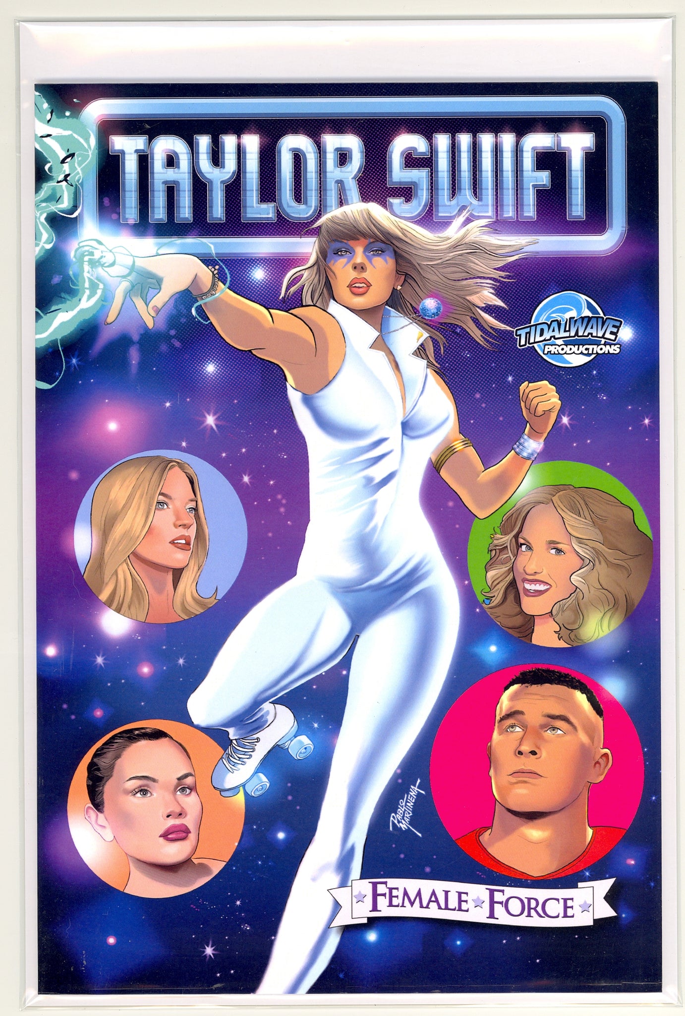 Female Force Taylor Swift (2024) Pablo Martinena Dazzler homage cover