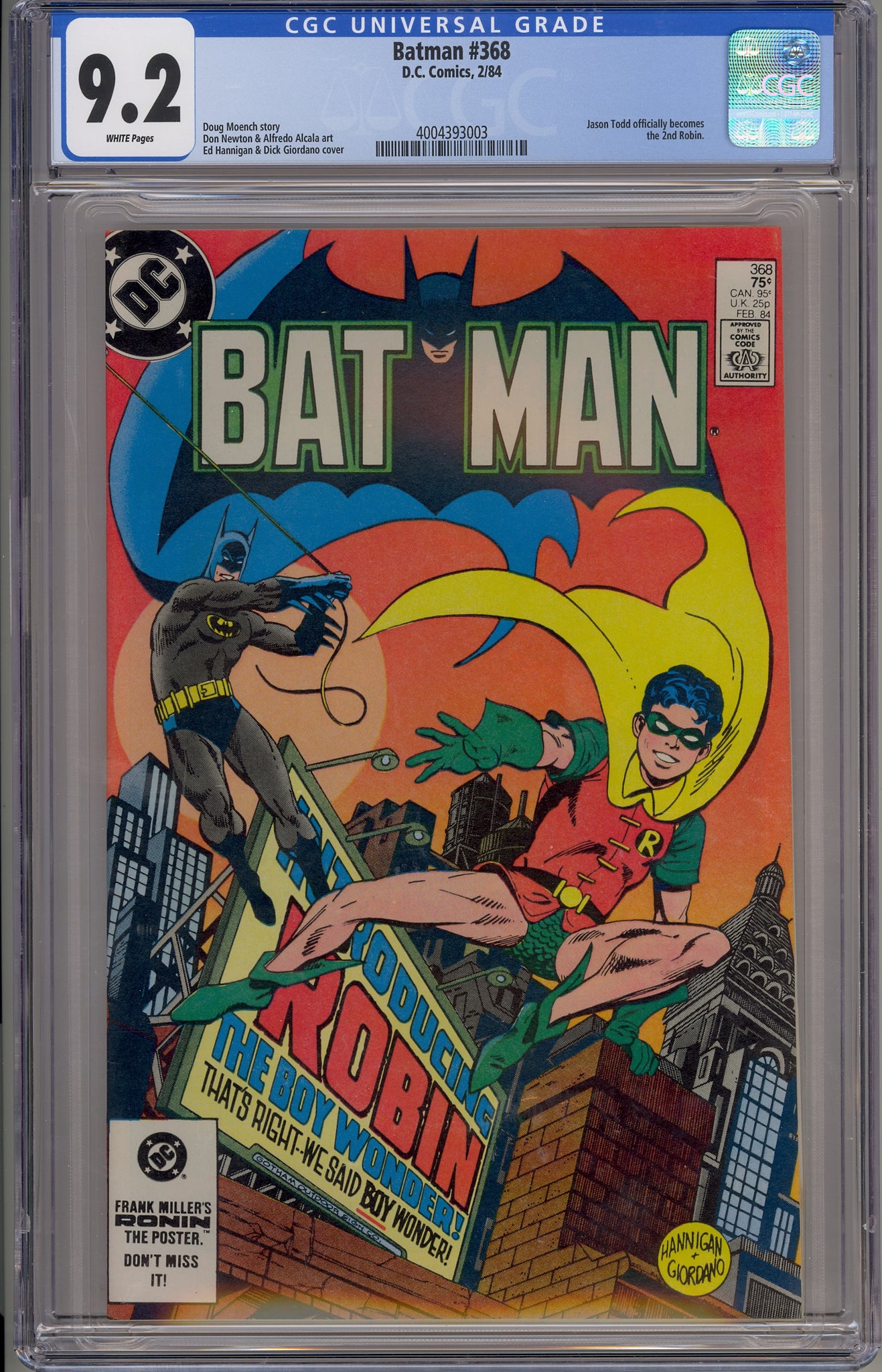 Batman #368 (1984) Jason Todd Robin