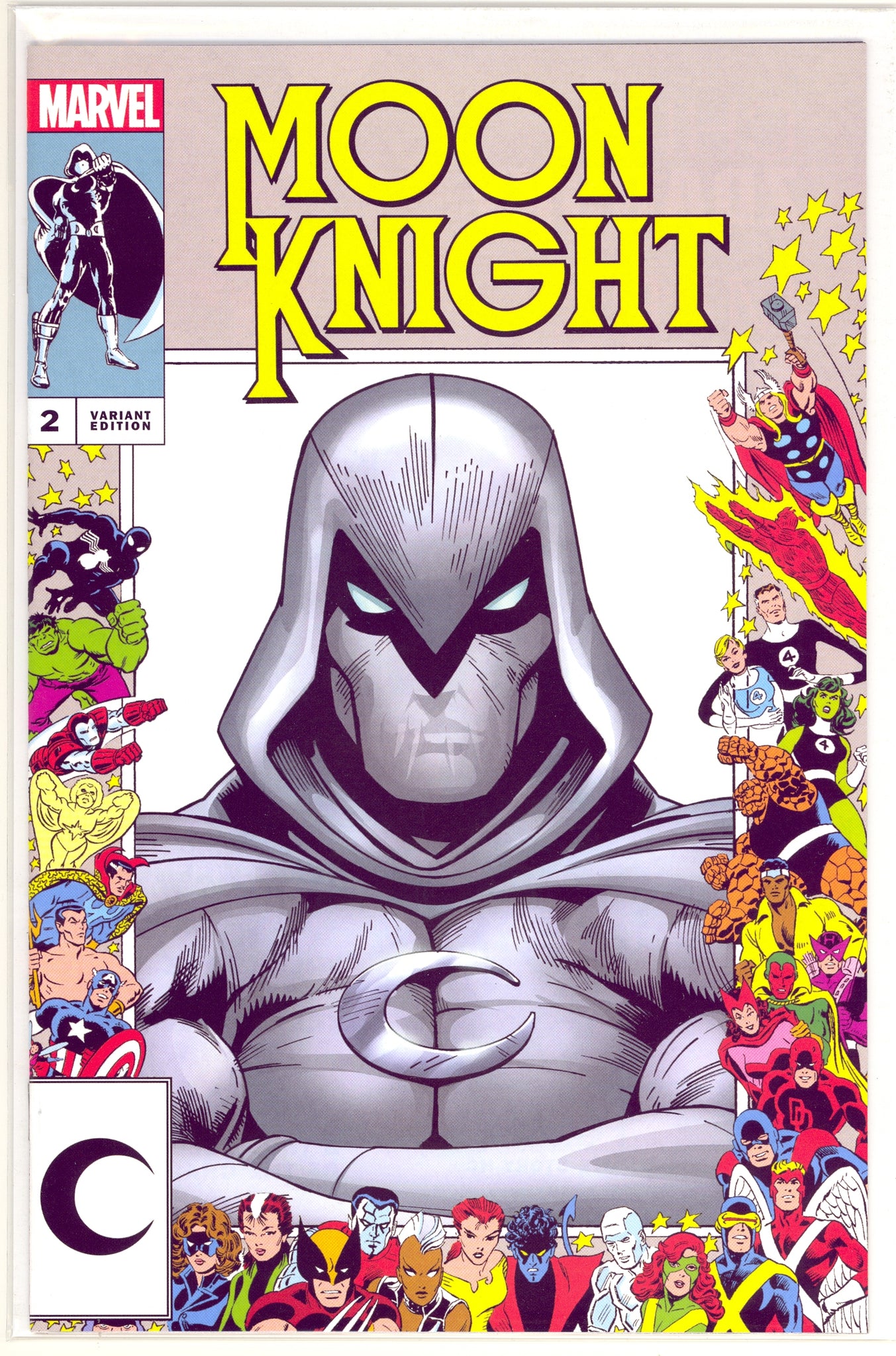 Moon Knight #2 (2021) Scot Eaton variant 80th anniversary cover