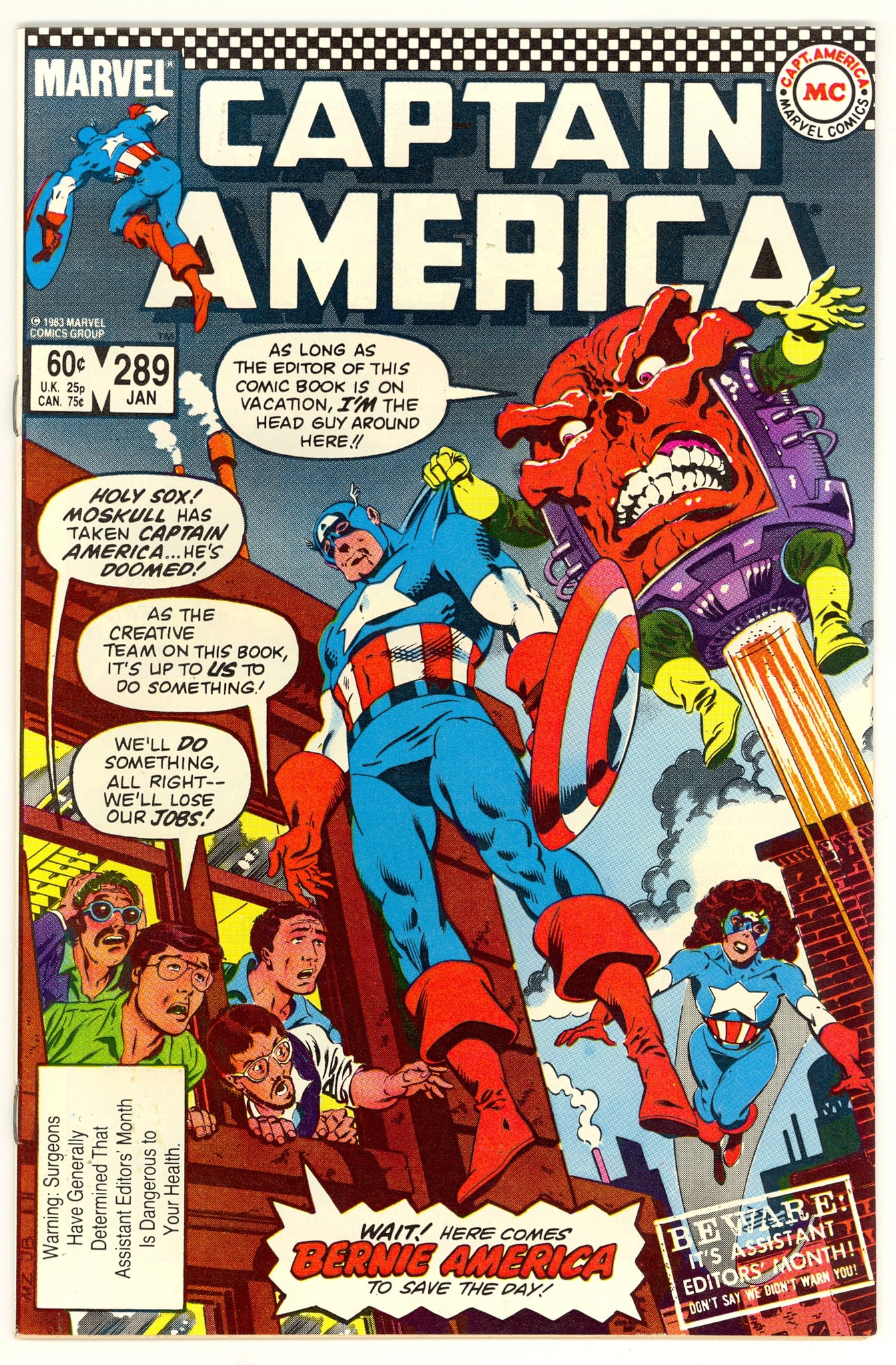 Captain America #289 (1983) Red Skull, M.O.D.O.K.