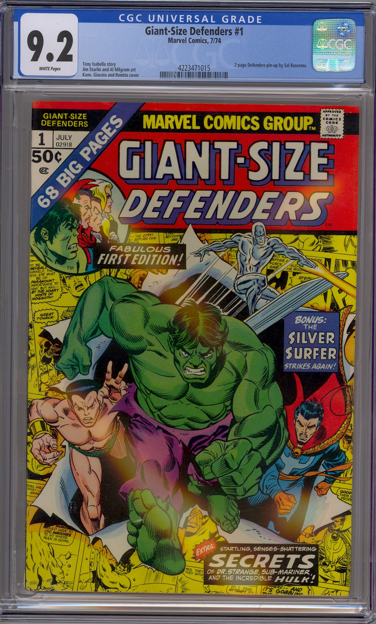 Giant Size Defenders #1 (1974)