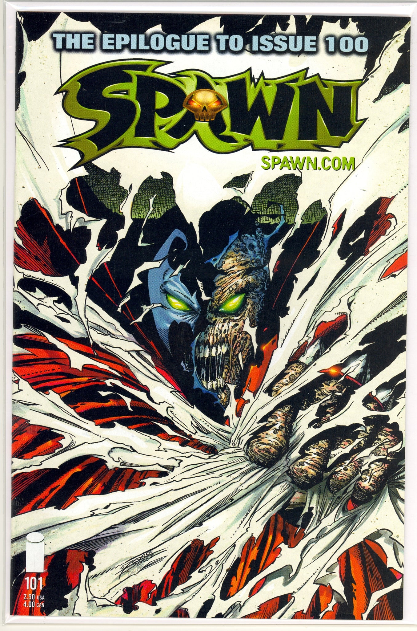 Spawn #101 (2000) George Perez cover