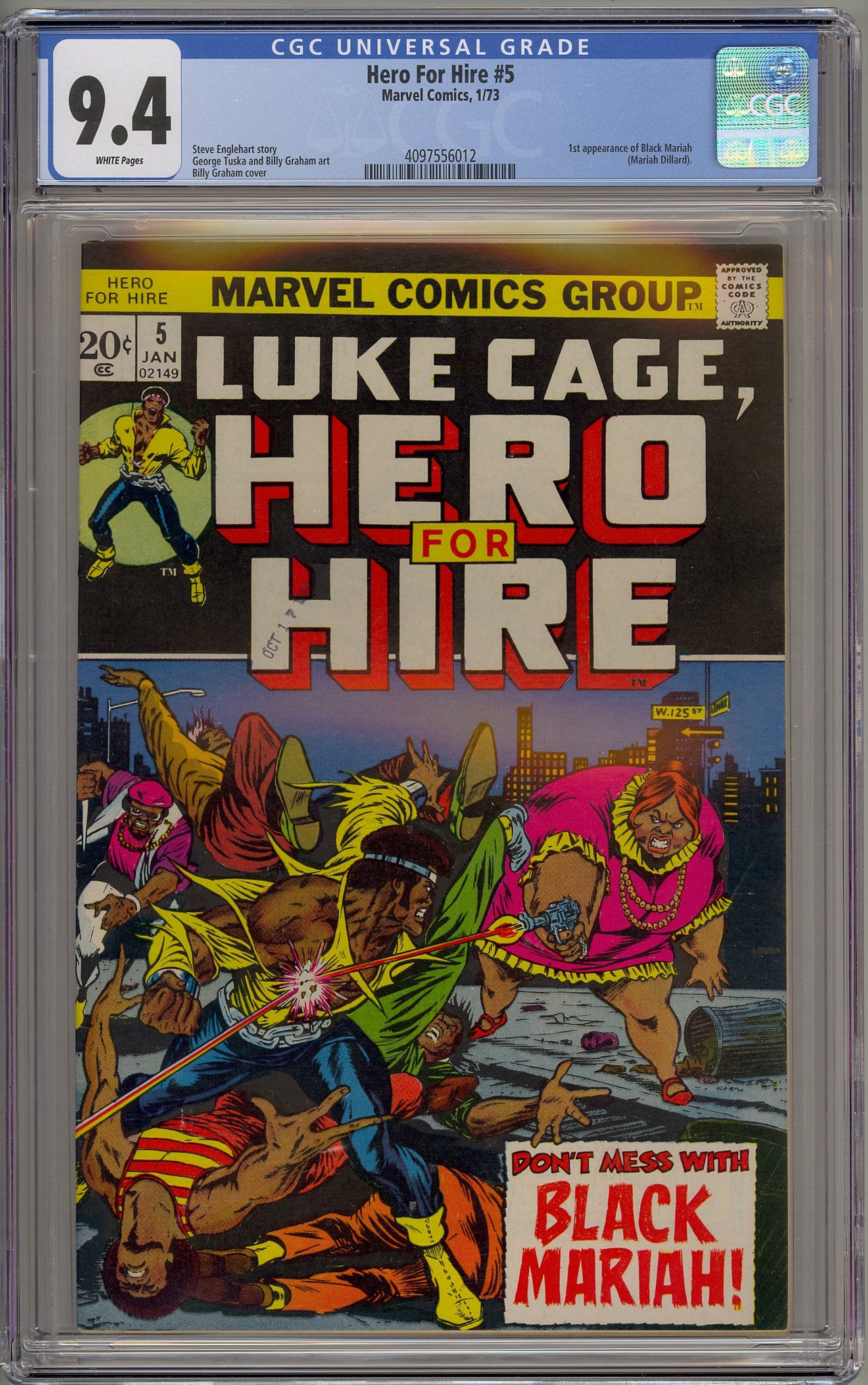 Luke Cage Hero for Hire #5 (1973) Black Mariah