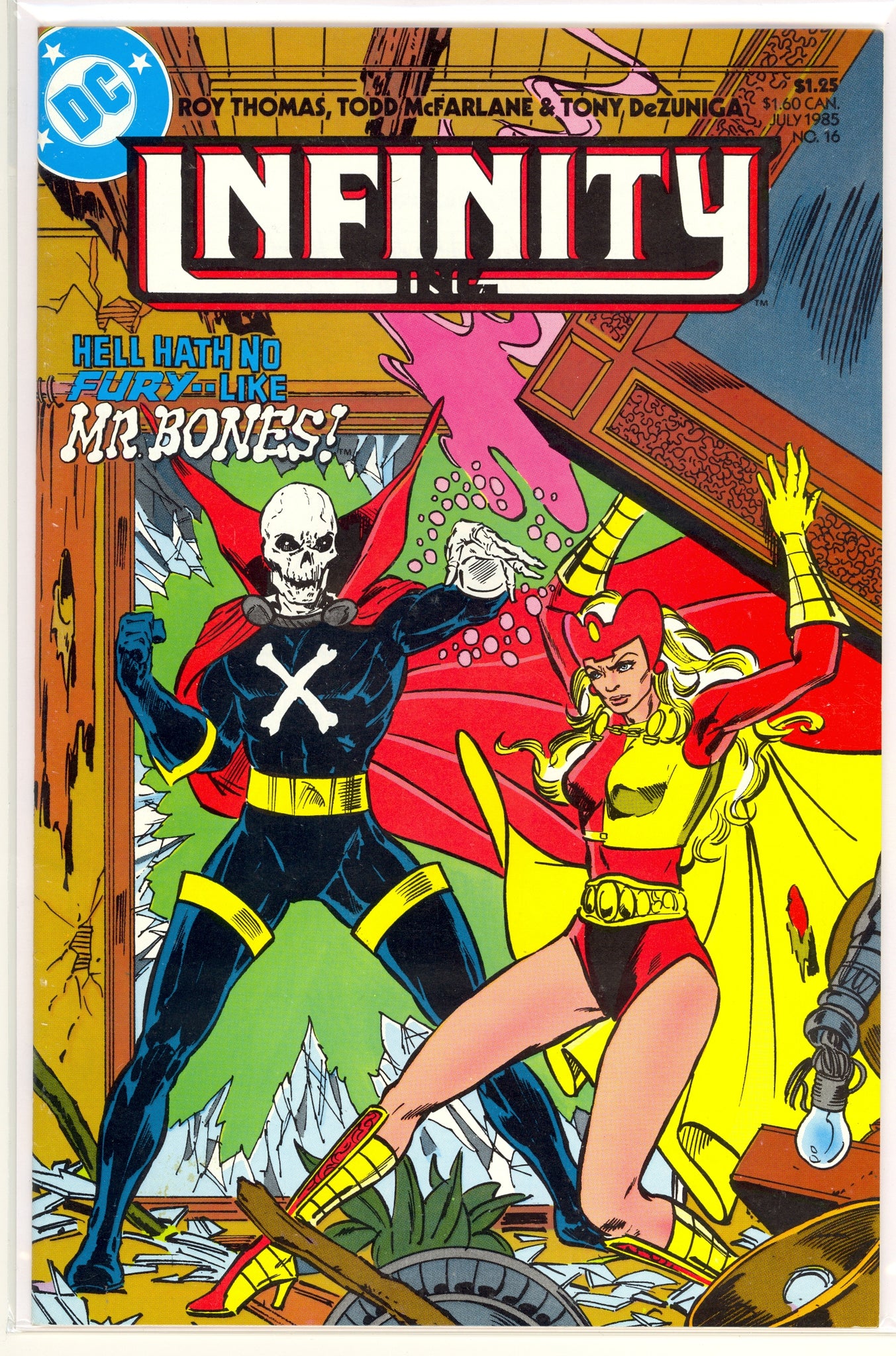 Infinity Inc. #16 (1985) Mr. Bones, Todd McFarlane