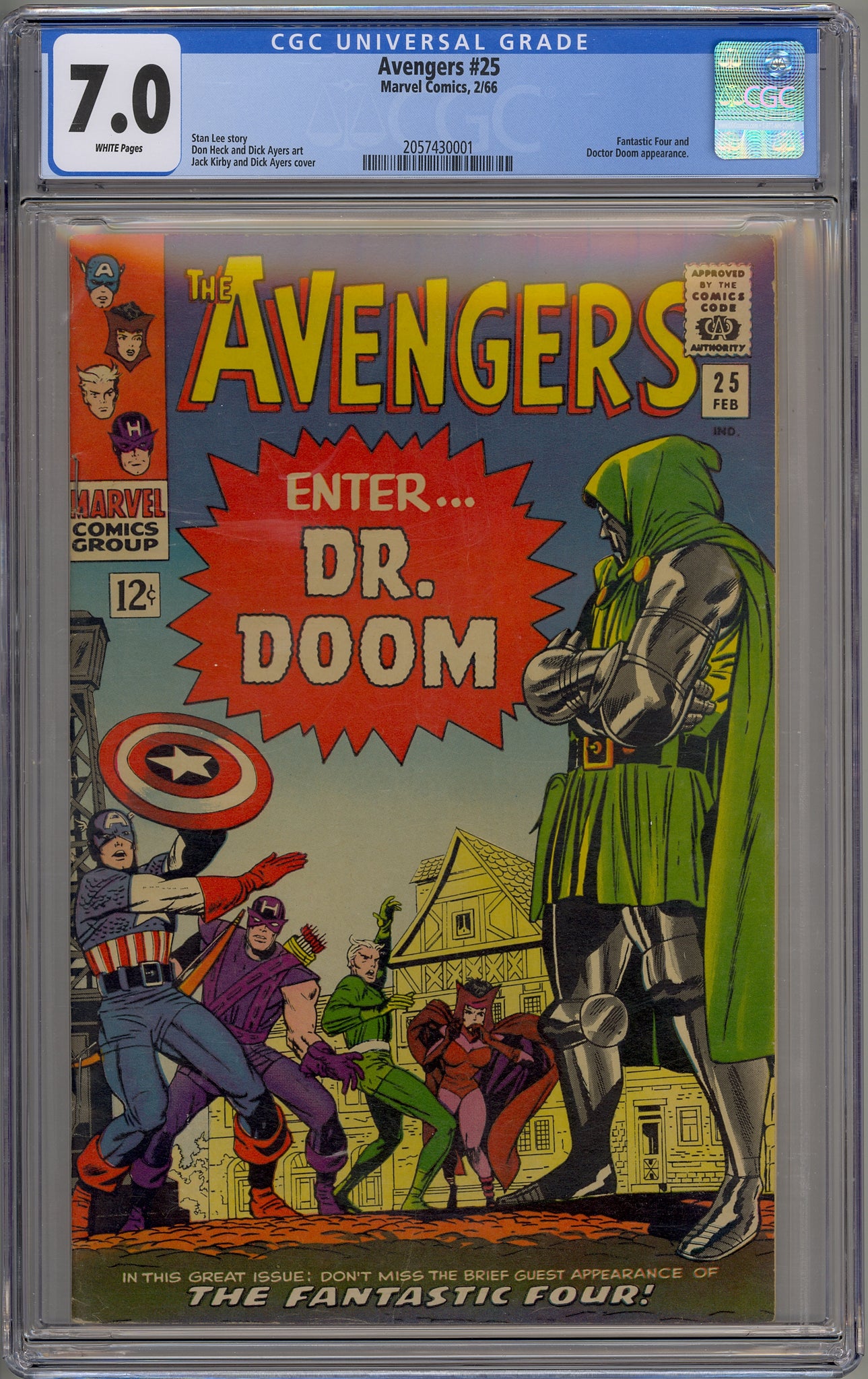 Avengers #25 (1966) Fantastic Four, Doctor Doom