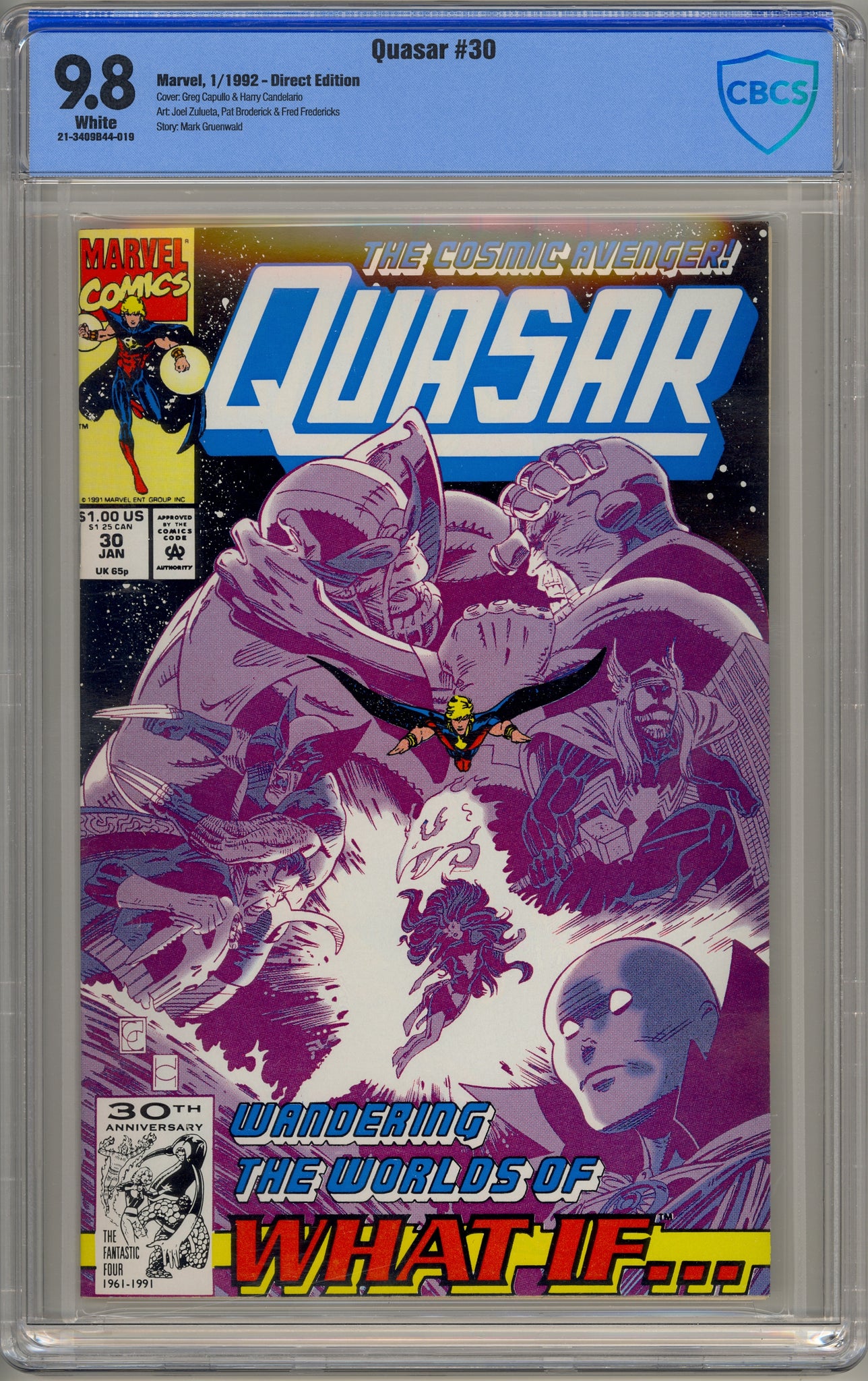 Quasar #30 (1992) Venomized cover