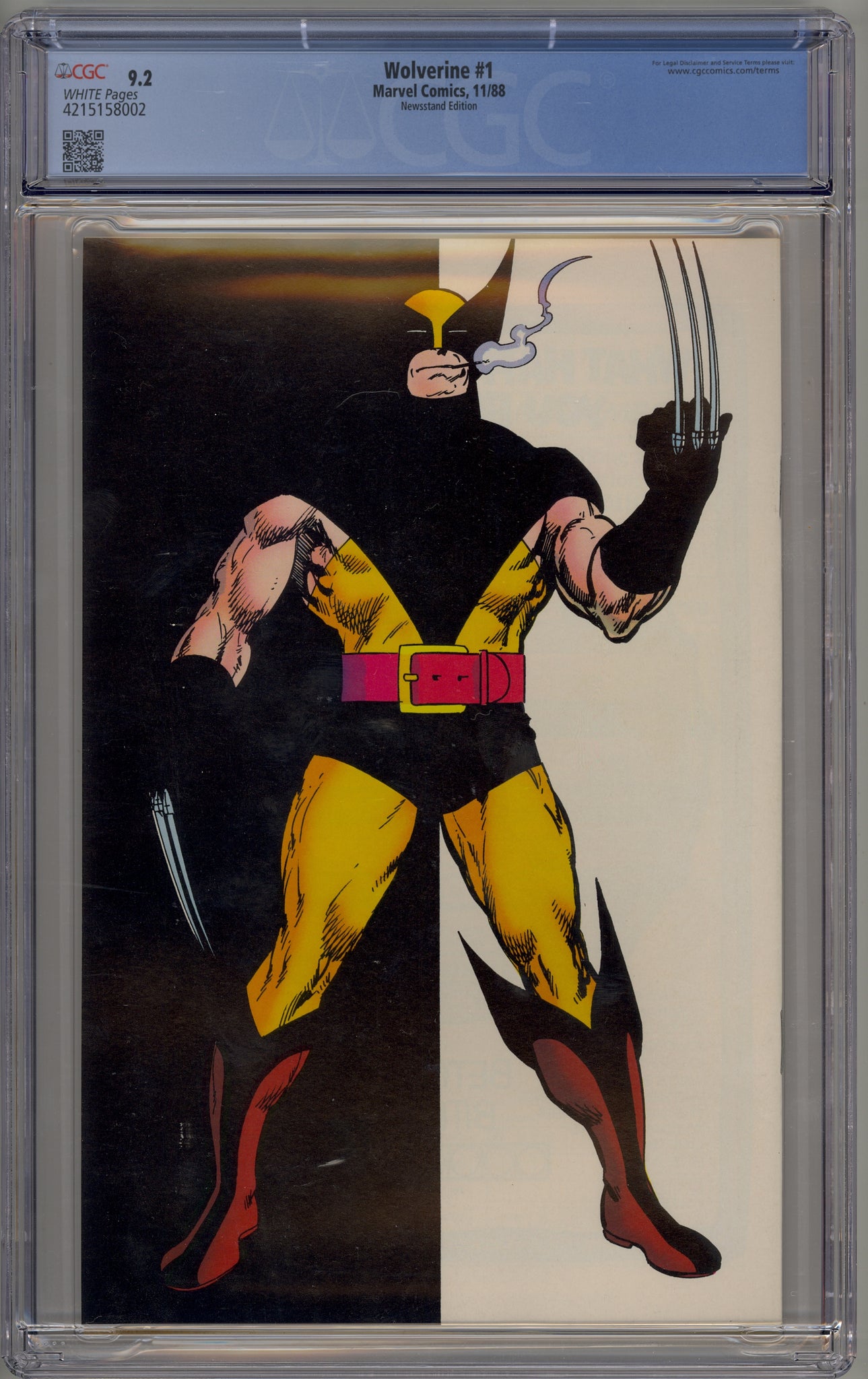 Wolverine #1 (1988) newsstand edition