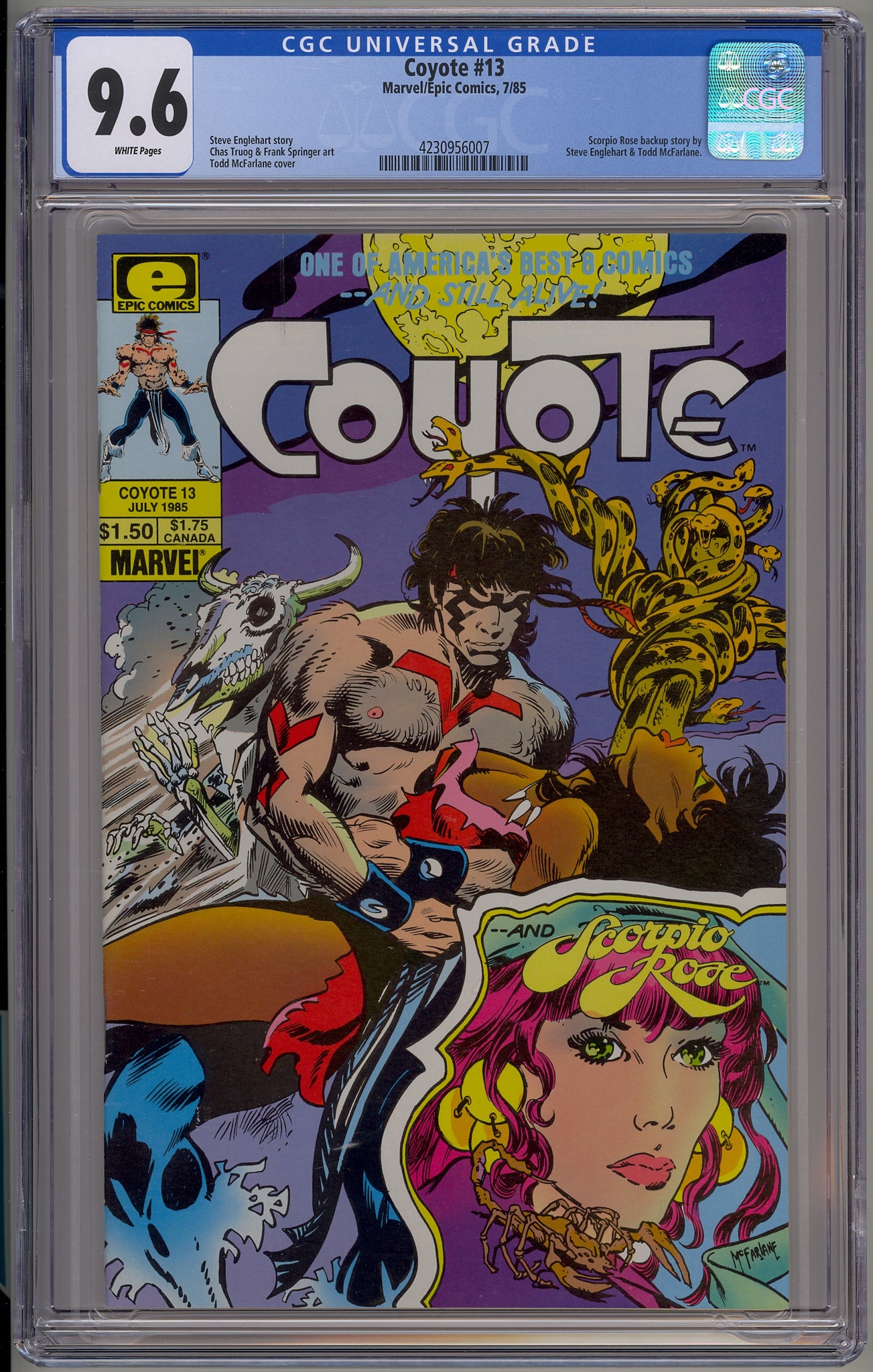 Coyote #13 (1985) Scorpio Rose, Todd McFarlane