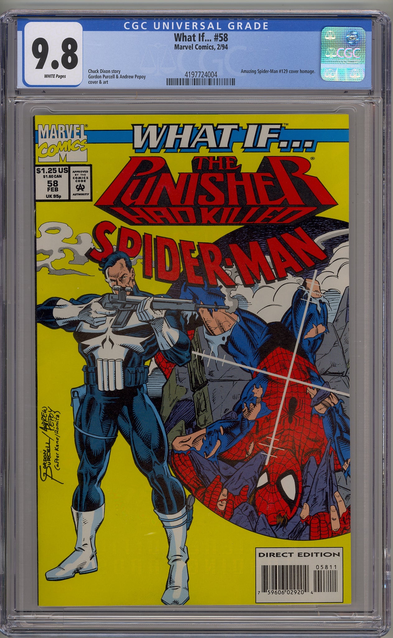 What If ? #58 (1994) Punisher, Spider-Man