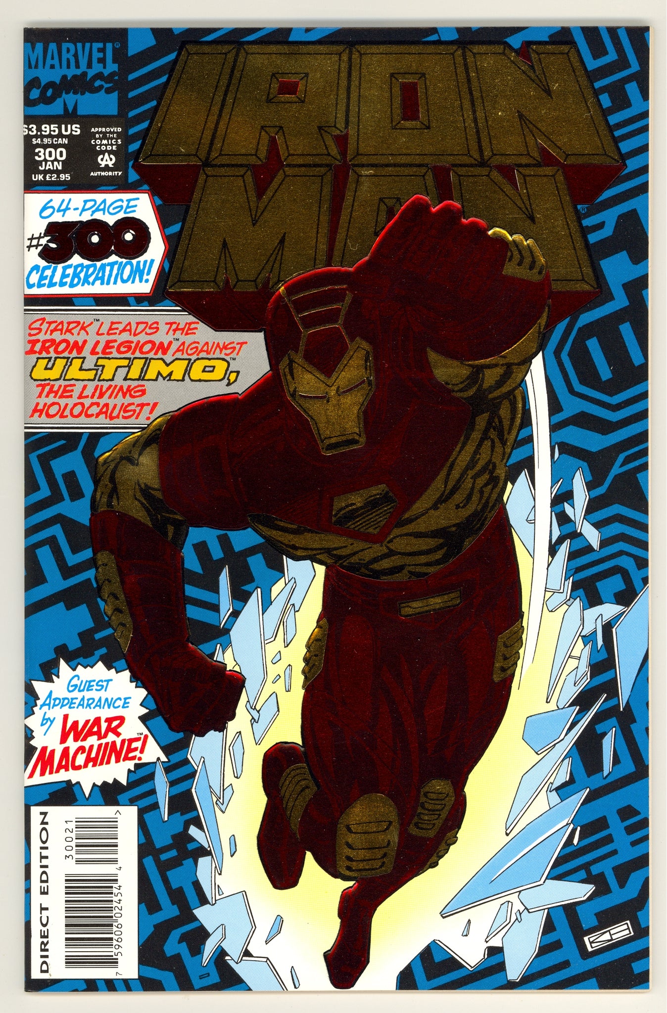 Iron Man #300 (1994) War Machine, modular armor