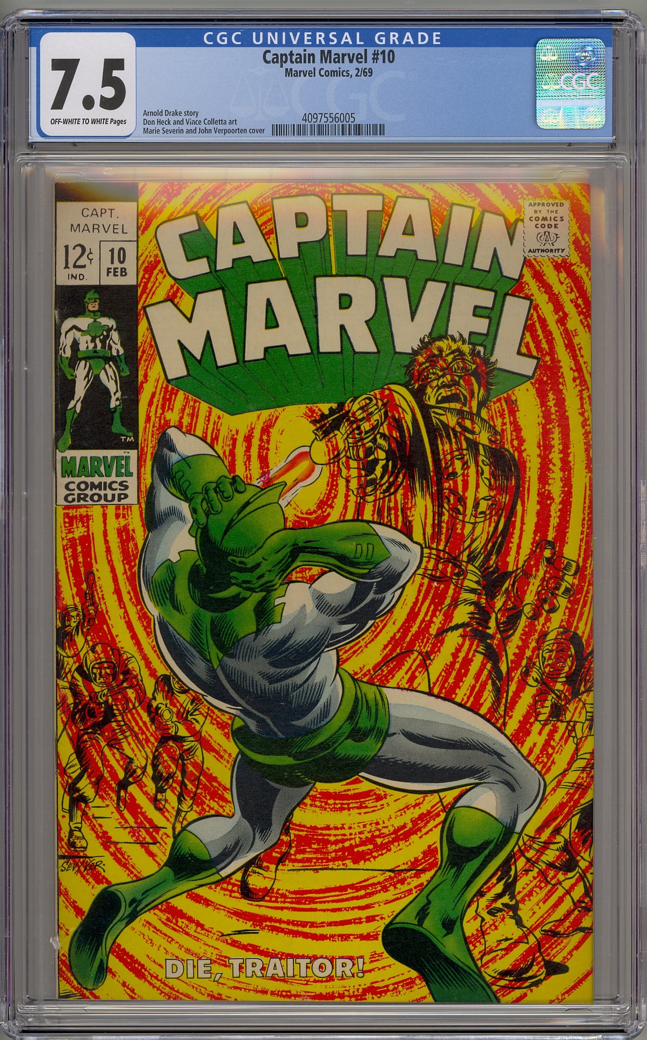 Captain Marvel #10 (1969)