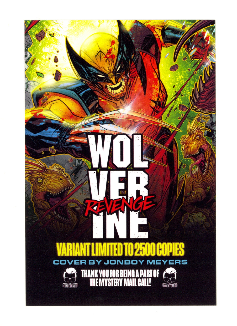 Wolverine Revenge #1 (2024) "Red Band" Jonboy Meyers variant