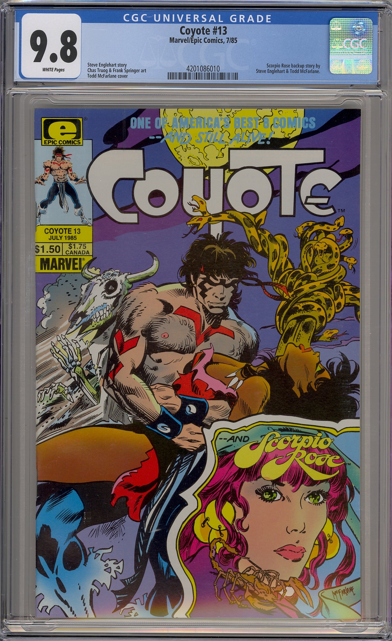 Coyote #13 (1985) Scorpio Rose, Todd McFarlane