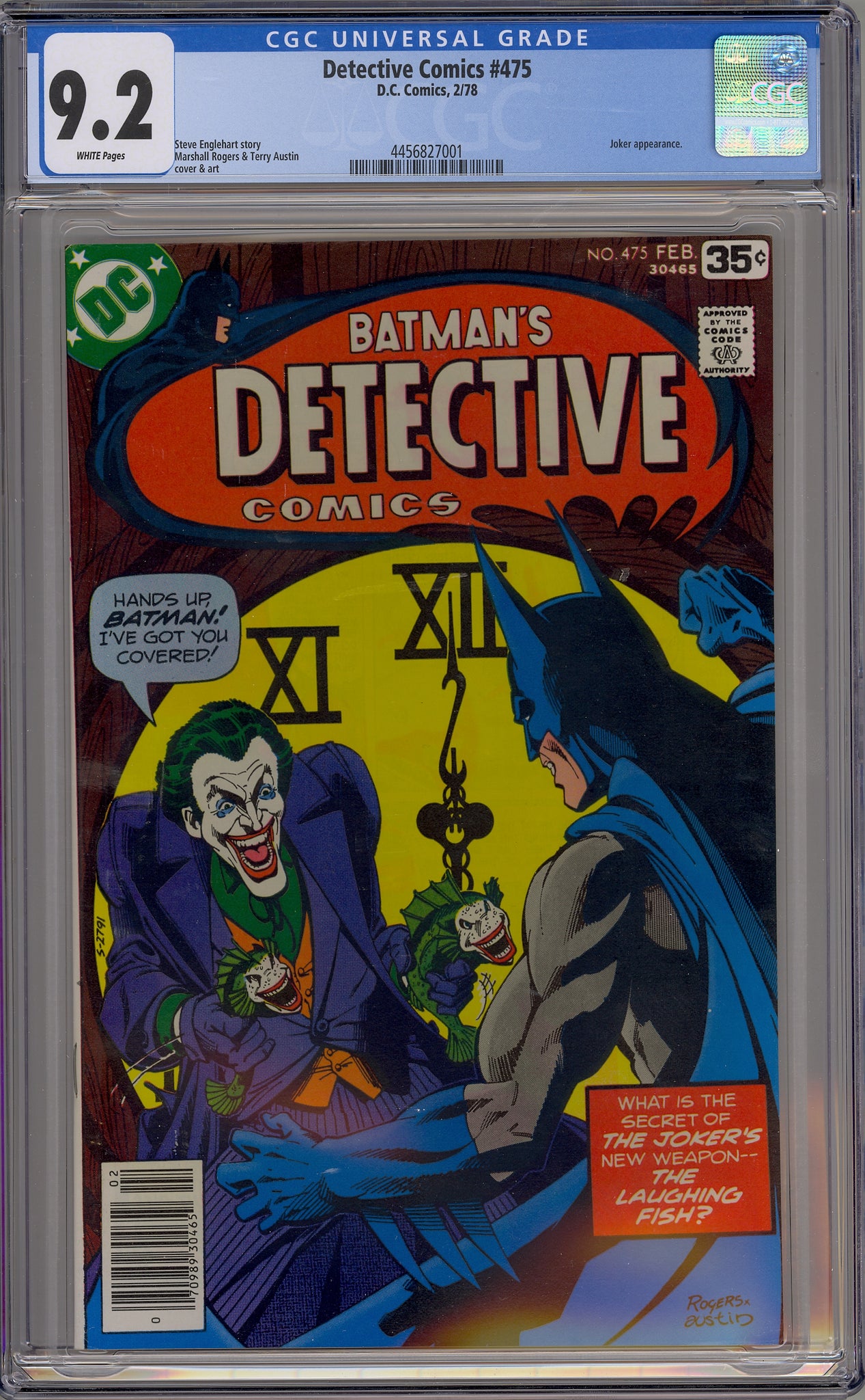 Detective Comics #475 (1978) Joker