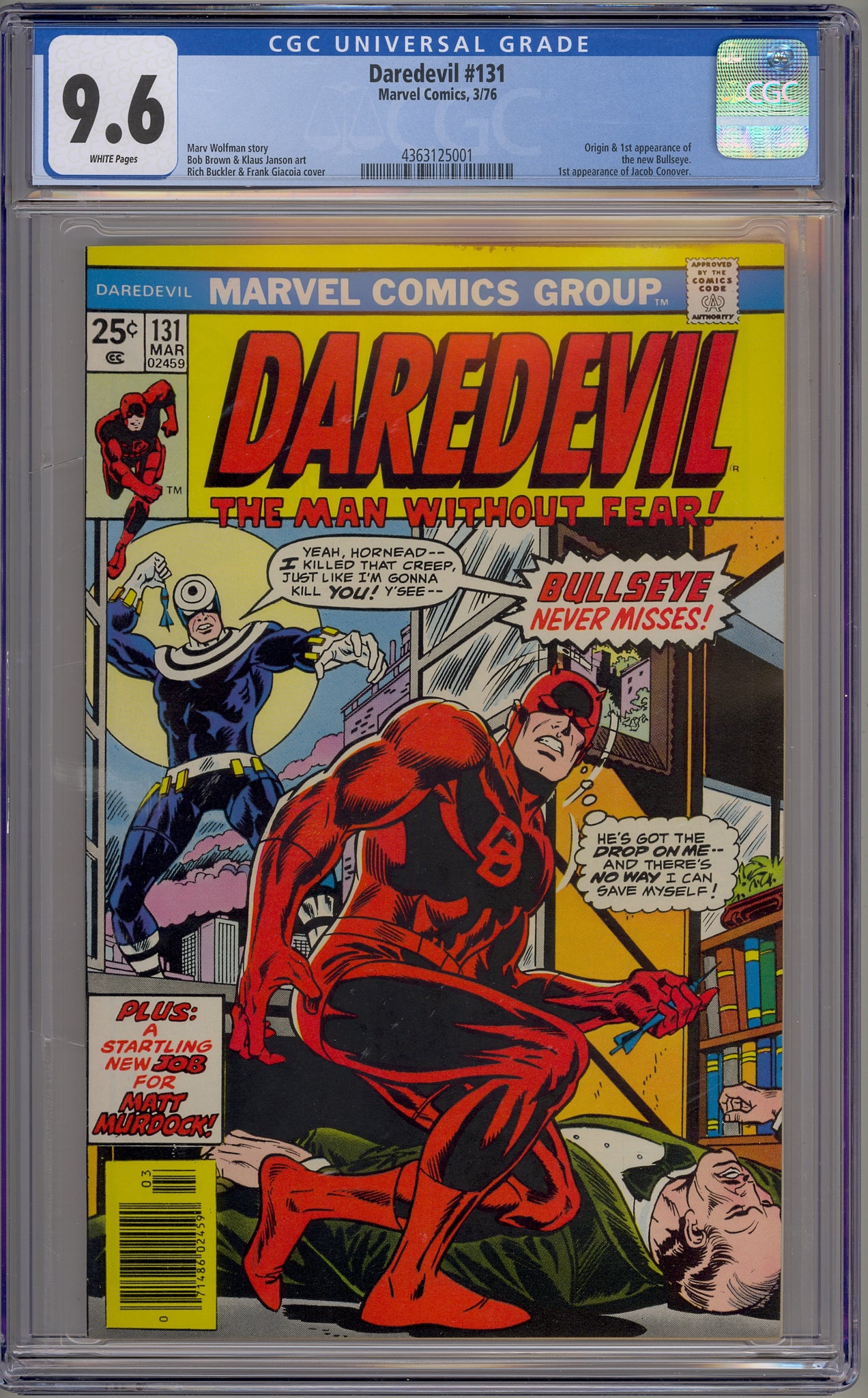 Daredevil #131 (1976) Bullseye