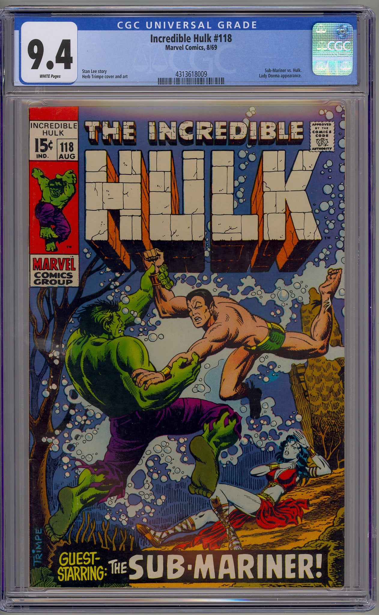 Incredible Hulk #118 (1969) Sub-Mariner