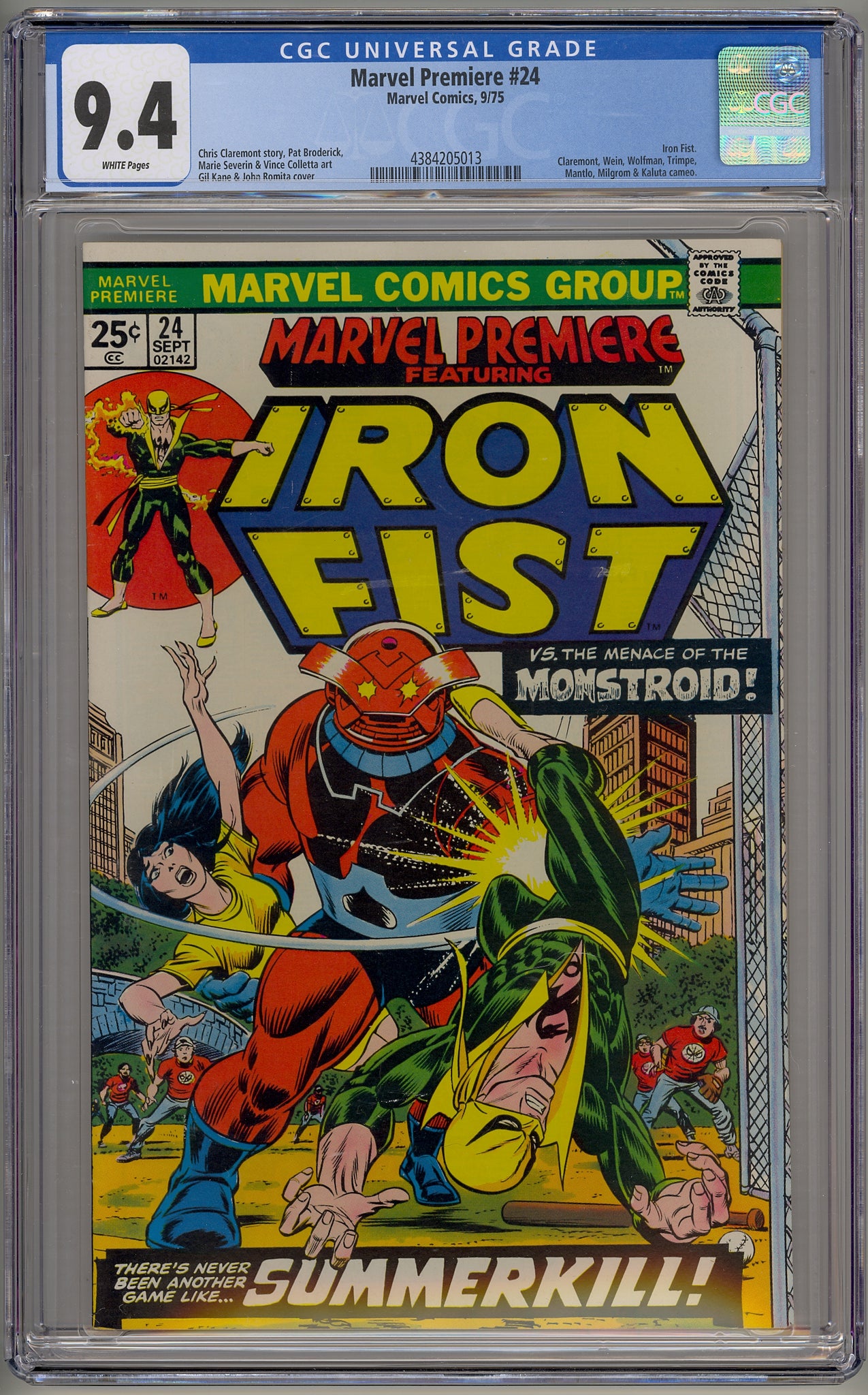 Marvel Premiere #24 (1975) Iron Fist