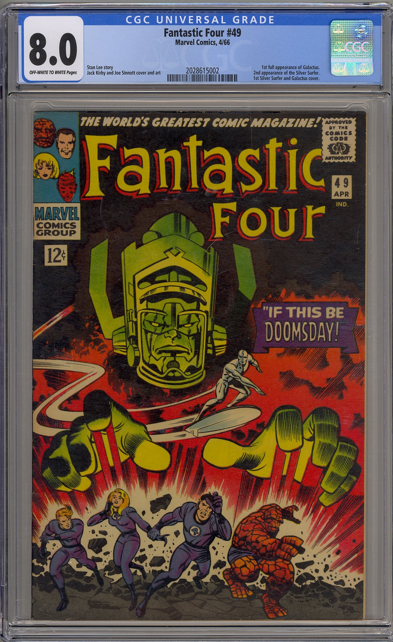 Fantastic Four #49 (1966) Silver Surfer, Galactus