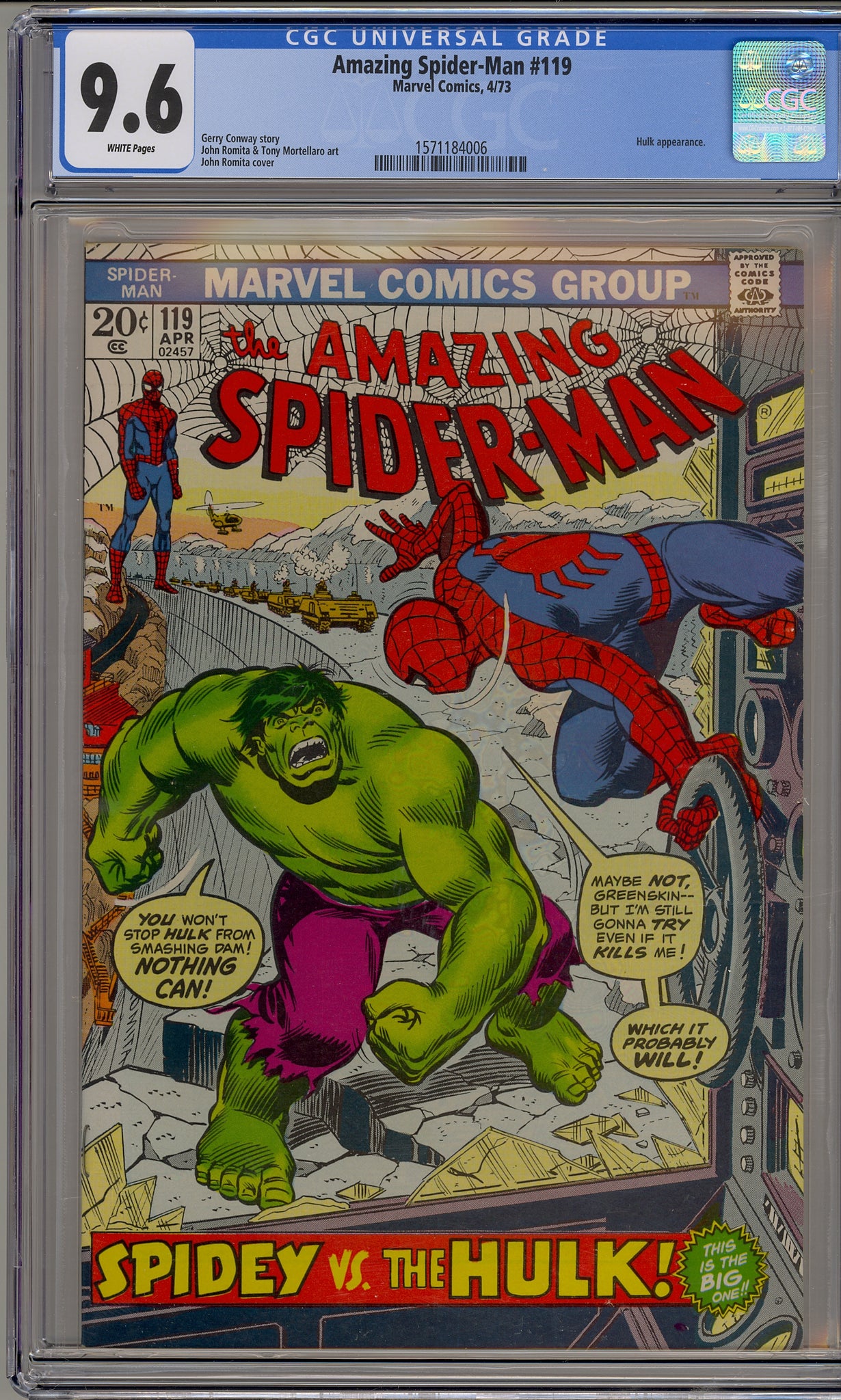 Amazing Spider-Man #119 (1973) Hulk