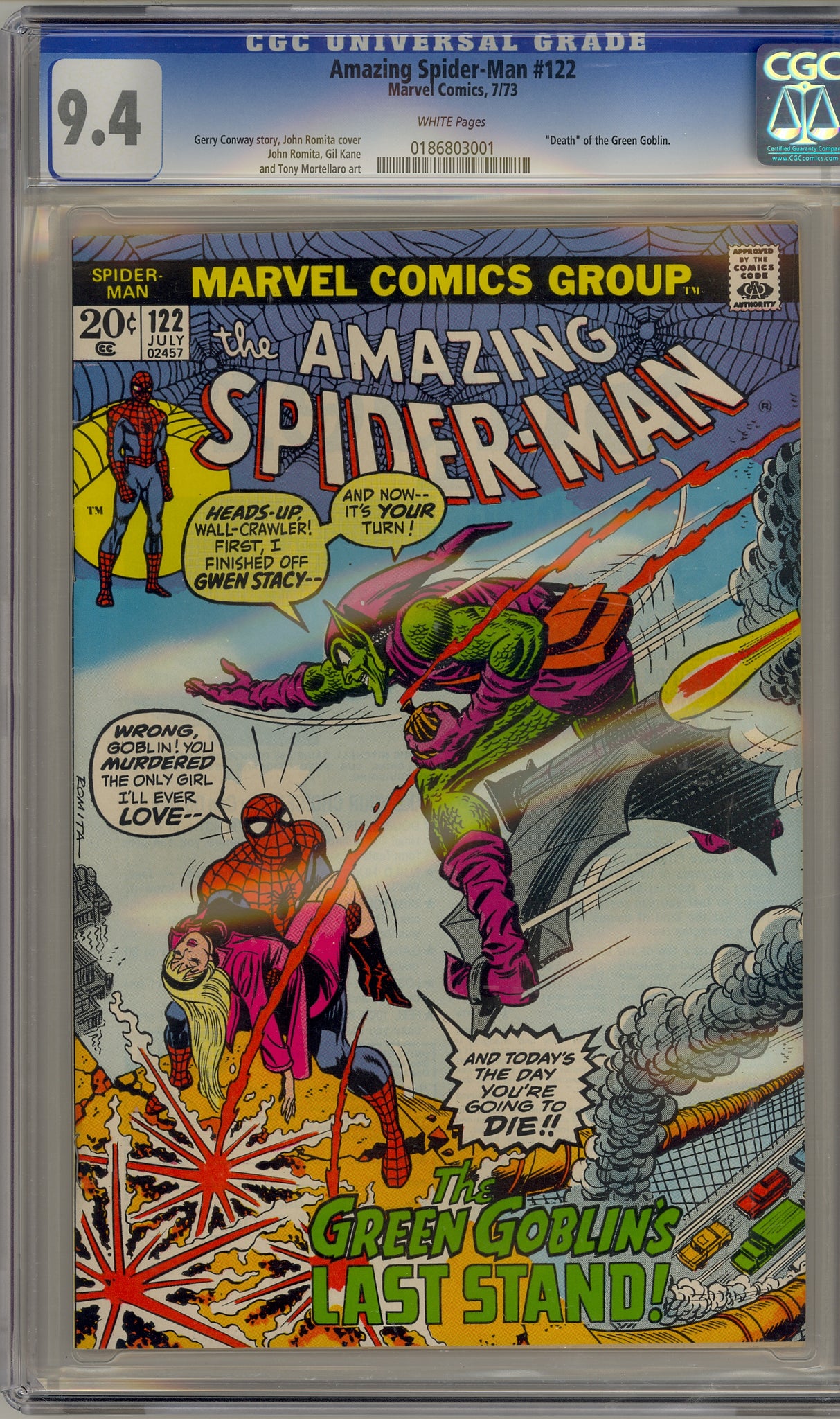 Amazing Spider-Man #122 (1973) Green Goblin