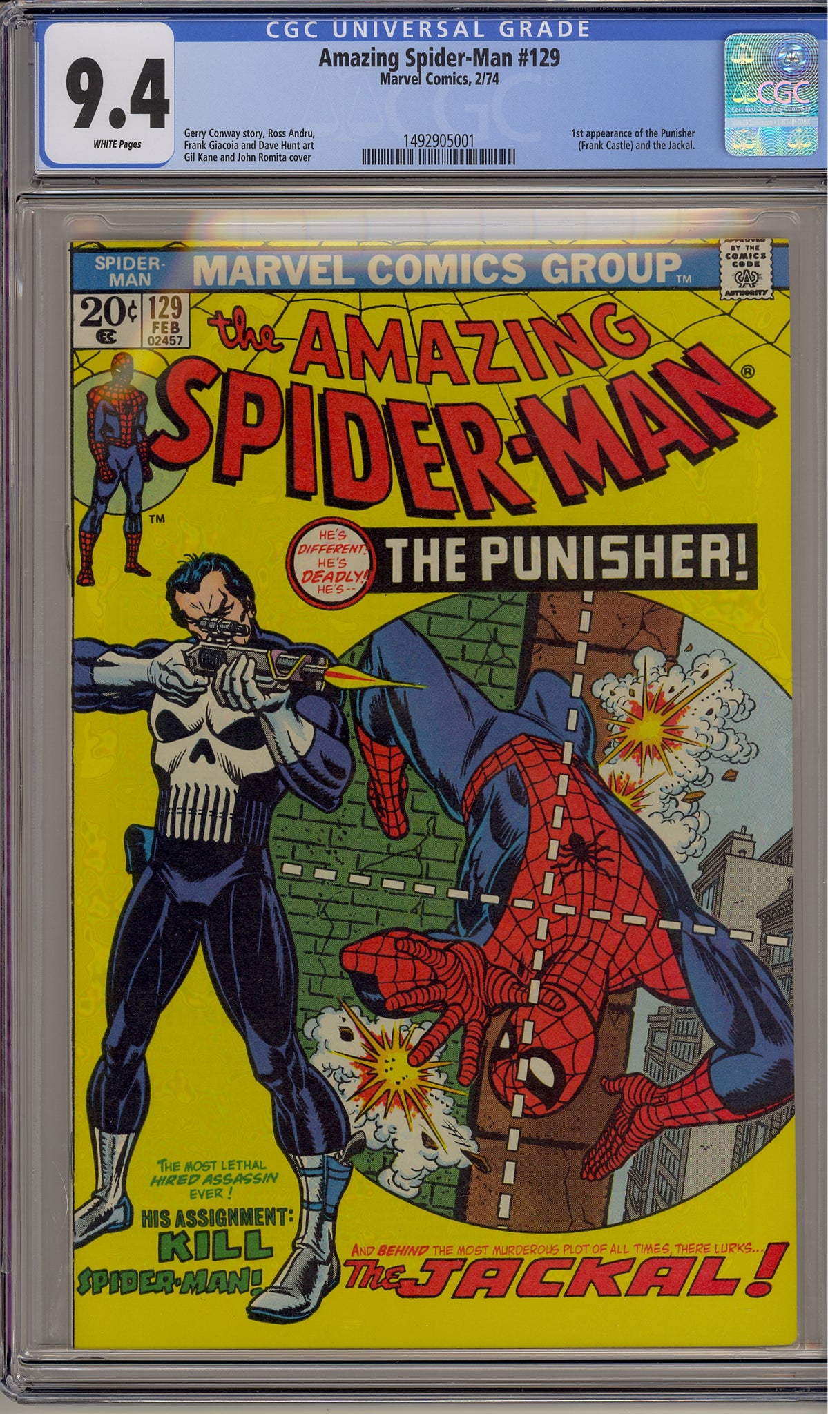Amazing Spider-Man #129 (1974) Punisher